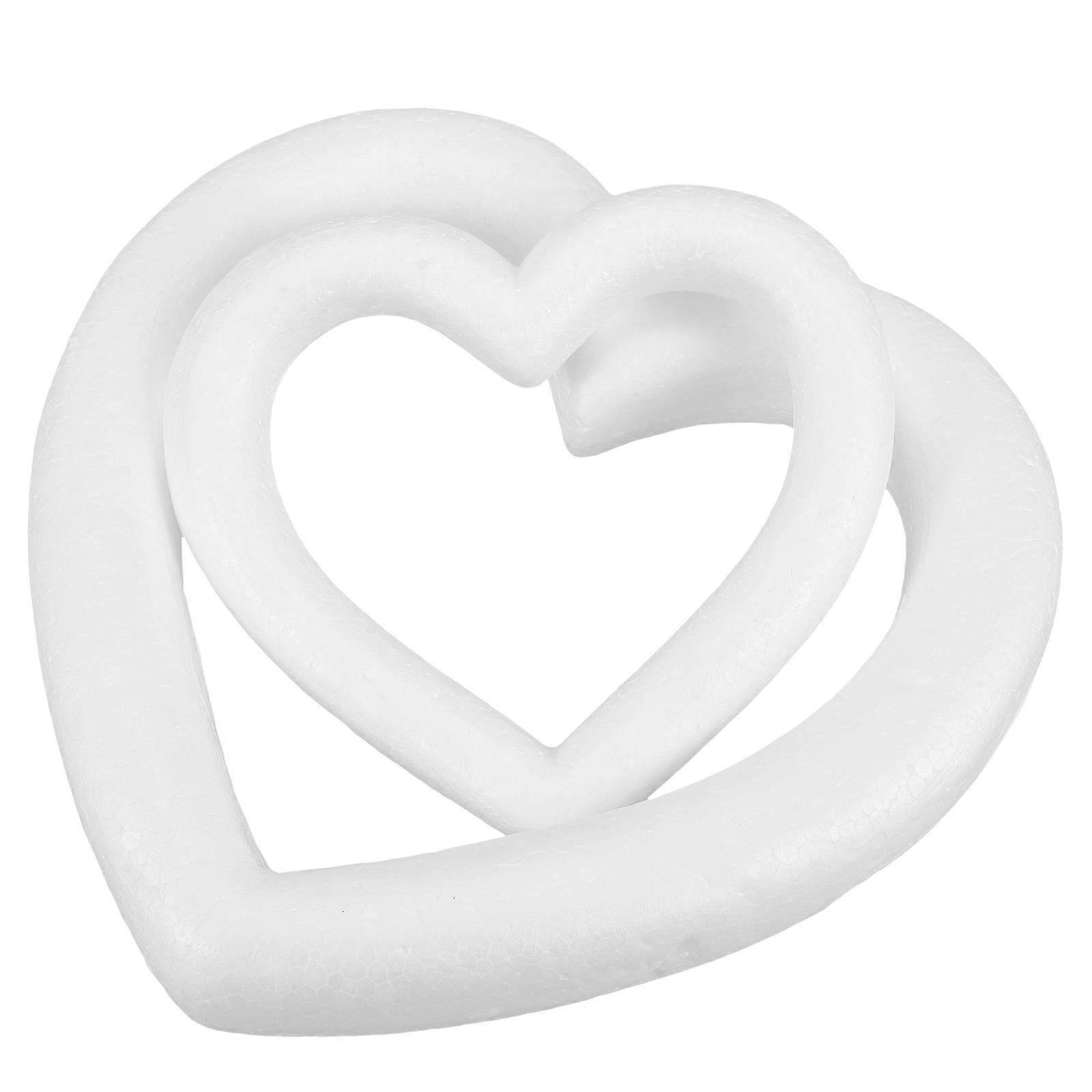 Smooth Foam Hearts for Creative Painting and Embellishment Projects