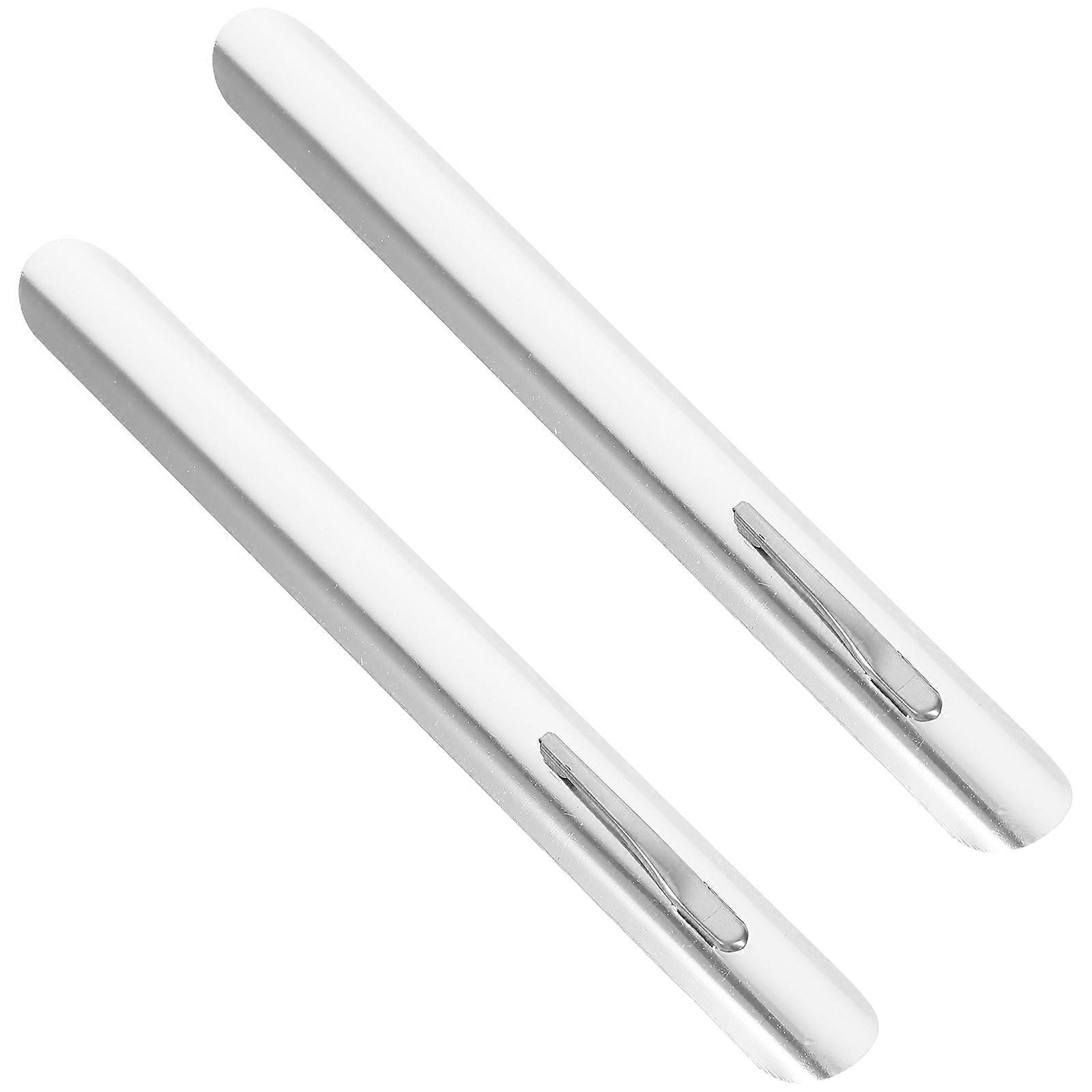 Stainless Steel Crumb Sweeper & Cleaner for Kitchen Counters – Portable Scrapers with Clip Handle for Easy Storage and Access