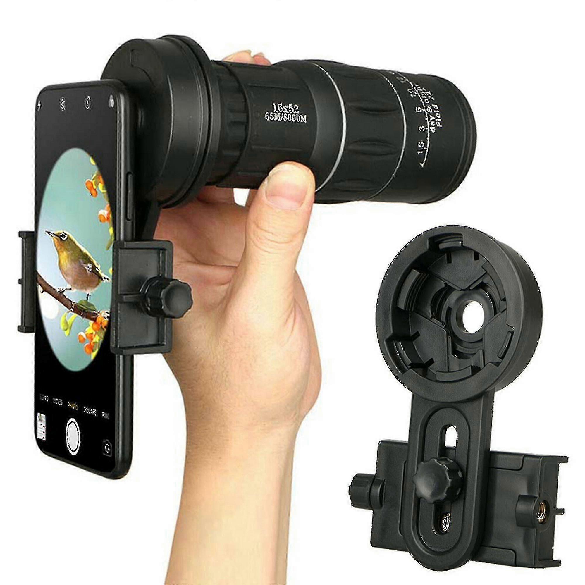 Universal Phone Adapter Mount Holder For Monocular Spotting Scope Telescope