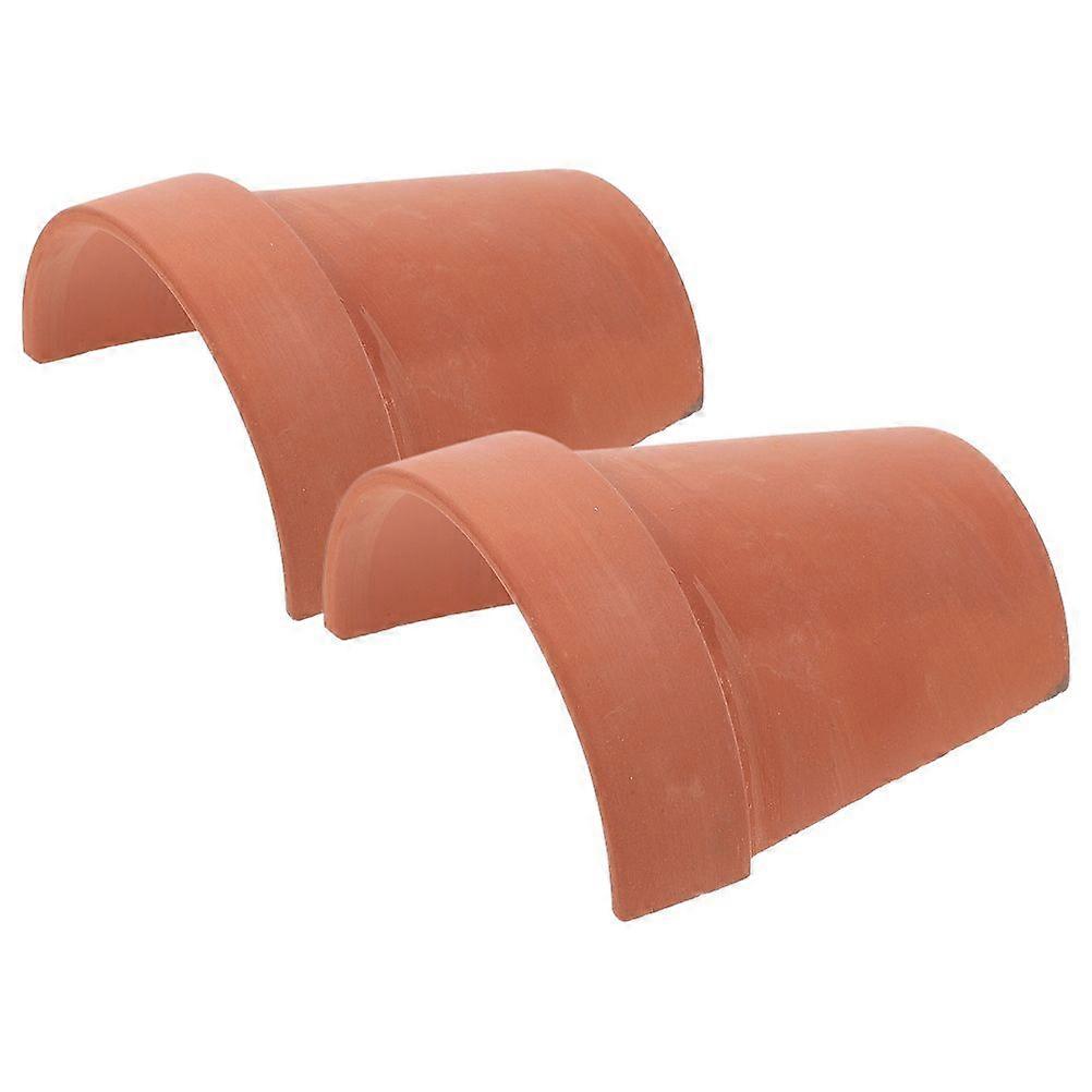 2pcs Turtle Hideout Reptile Aquarium Hideout Decorative Reptile Hideout Turtle Hiding Cave