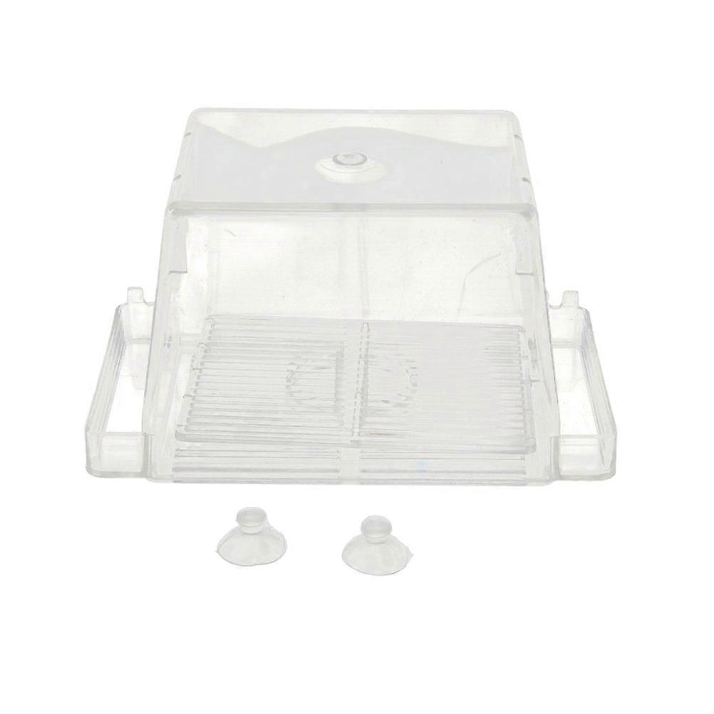 Guppy Hatching Box Aquarium Self-Floating Isolation Incubator Preventing Adult Fish Attack 1Pcs