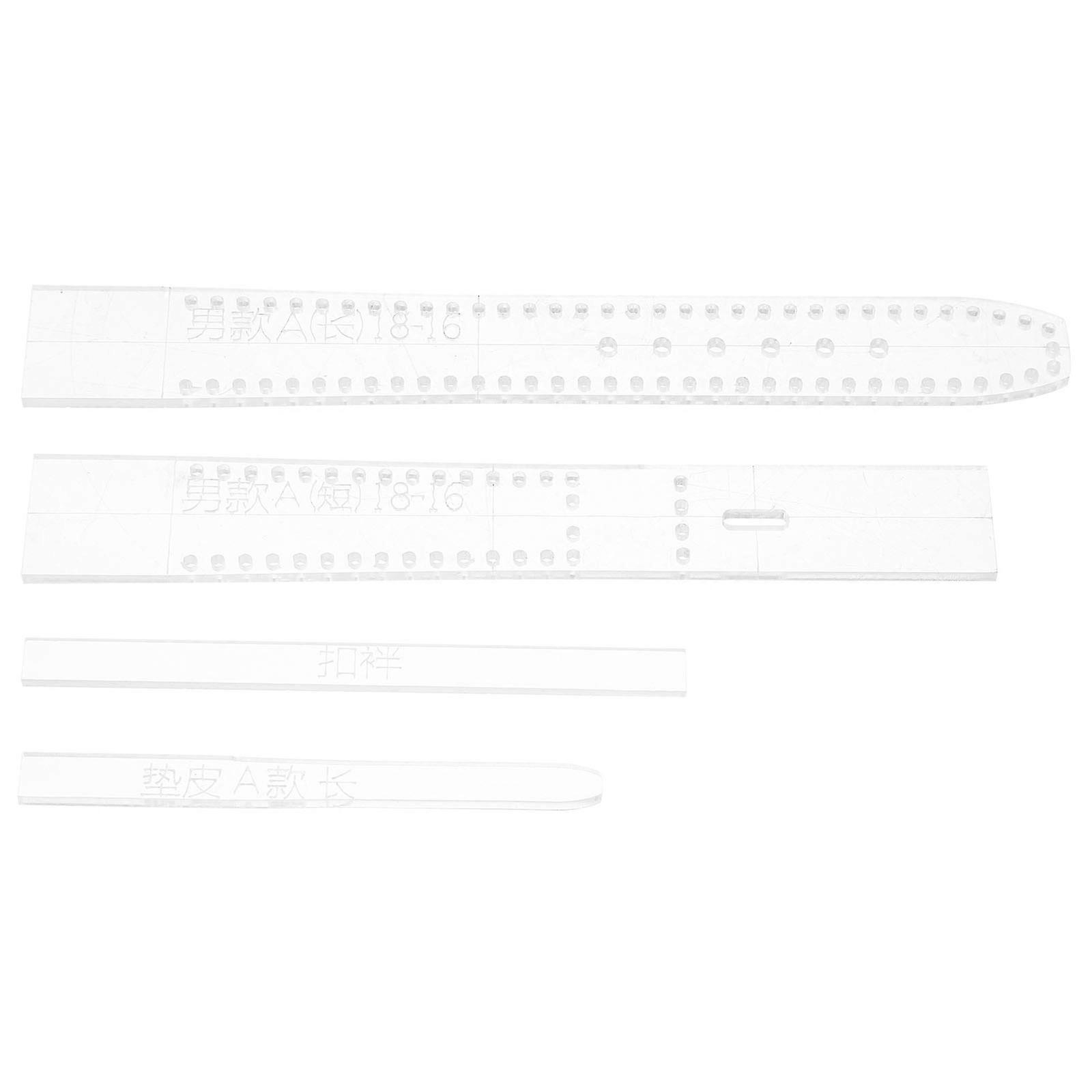 Acrylic Watch Strap Template for DIY Crafting – Thick Pattern Stencil for Custom Men’s Watchbands, Versatile & Easy to Use Mold for Unique Personal