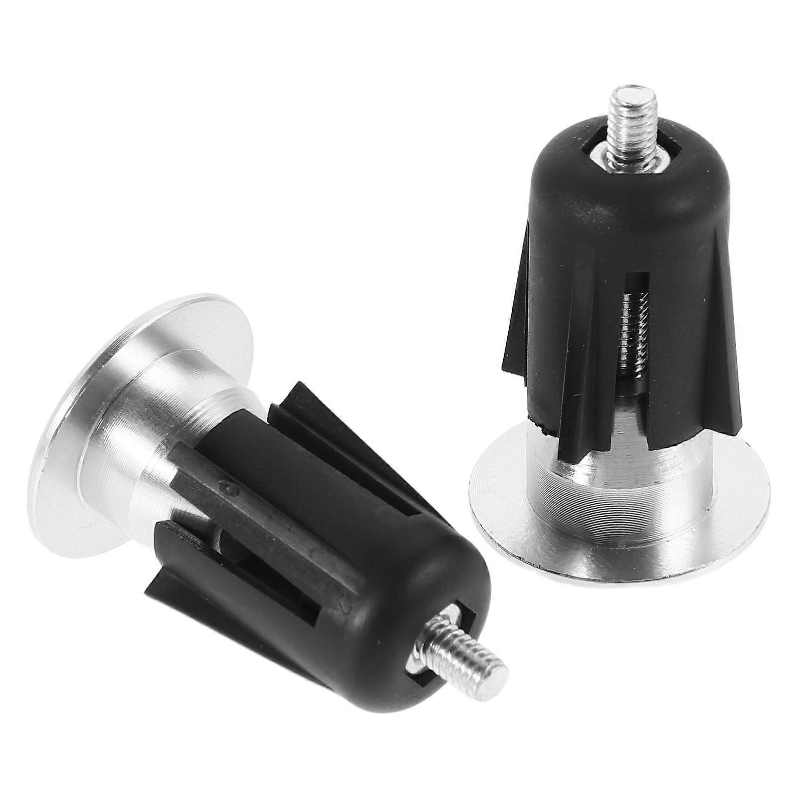 Ergonomic Aluminum Alloy Handlebar End Caps – Lightweight, Antislip Design for Secure Grip, Easy Installation, Compatible with Mountain Bikes for DIY
