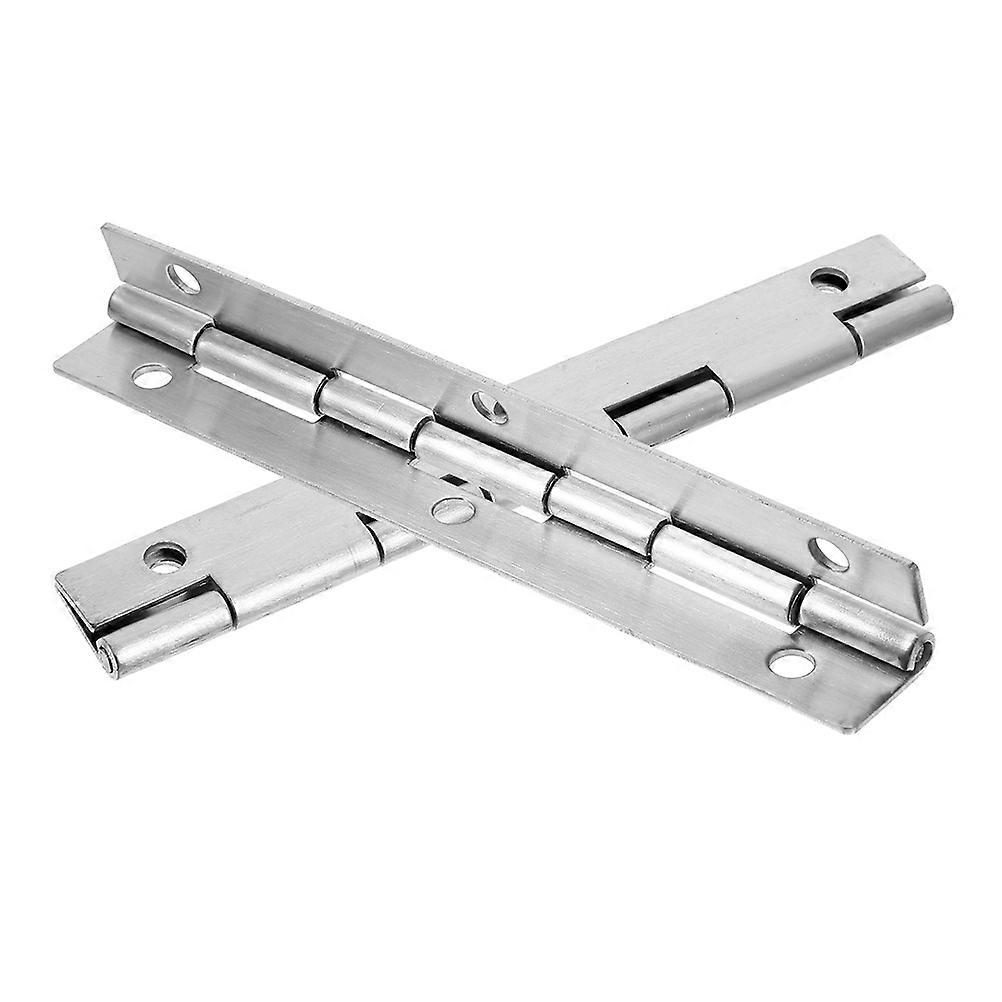 Continuous Hinges Heavy Duty Support Cabinet Hardware Smooth Pivot Movement Silver 6Pcs