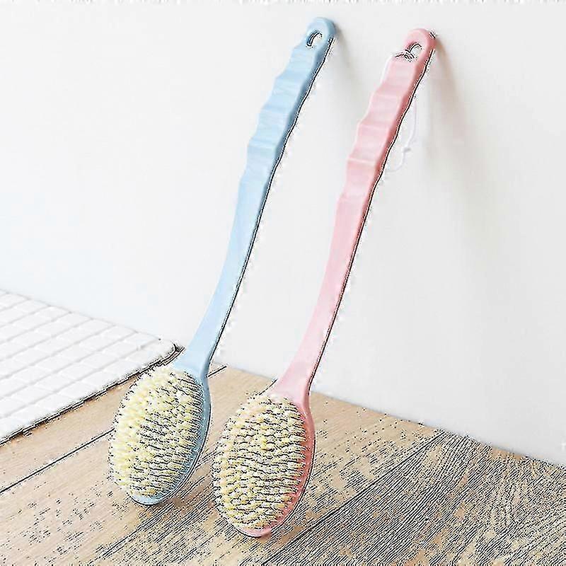 Bath Brush Back Body Bath Shower Sponge Scrubber Brushes With Handle Exfoliating