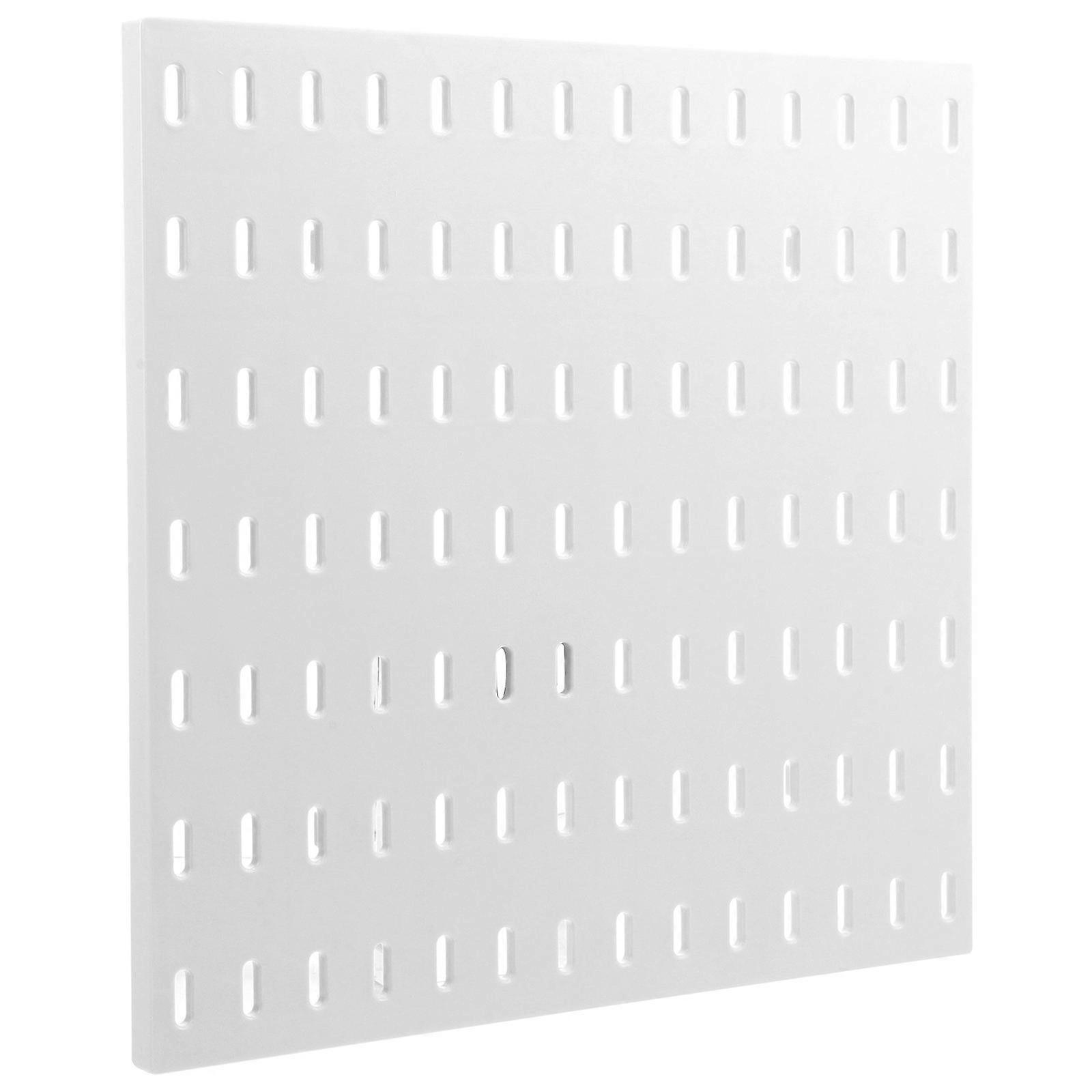 Peg Board Display Wall Organizer Panel Plastic Storage Use 28x28cm 1Pack