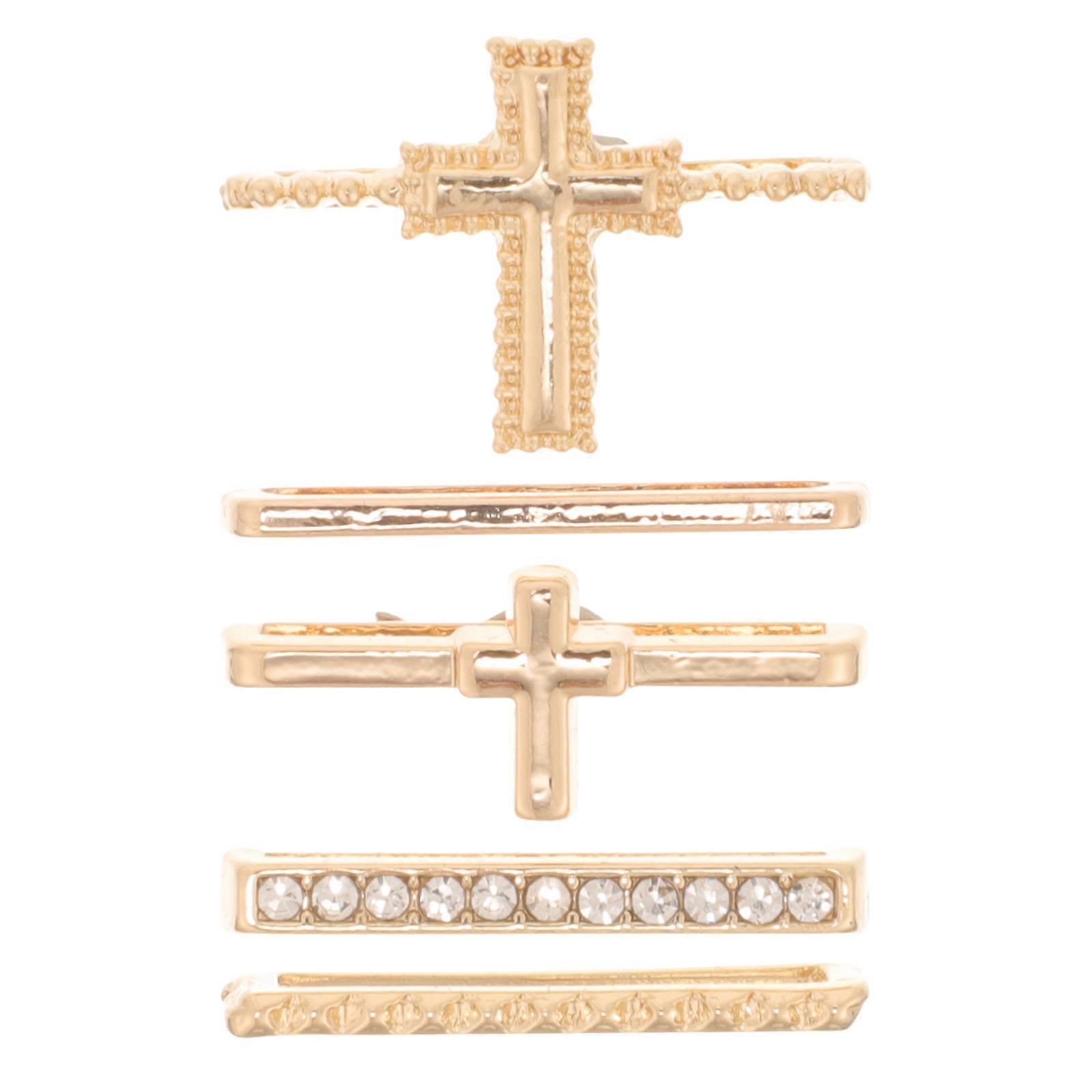 Charms For Watchband Metal Decorative Watchband Rings Fashion Enhancement 5Set