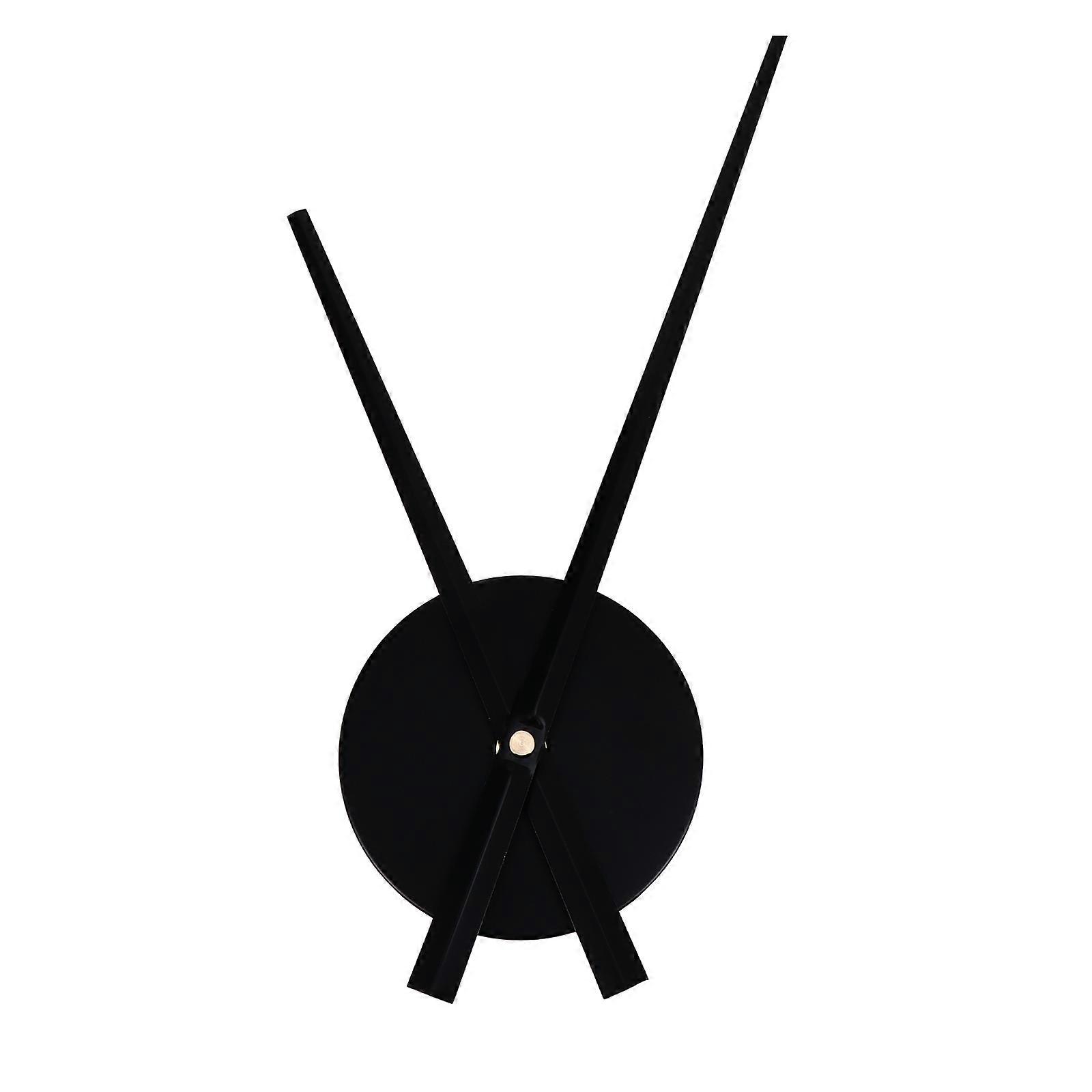 Professional DIY Clock Movement Kit with Silent Quartz Mechanism, Black Mute Hands and Dial Plate for Wall Clock Replacement – Easy Installation for