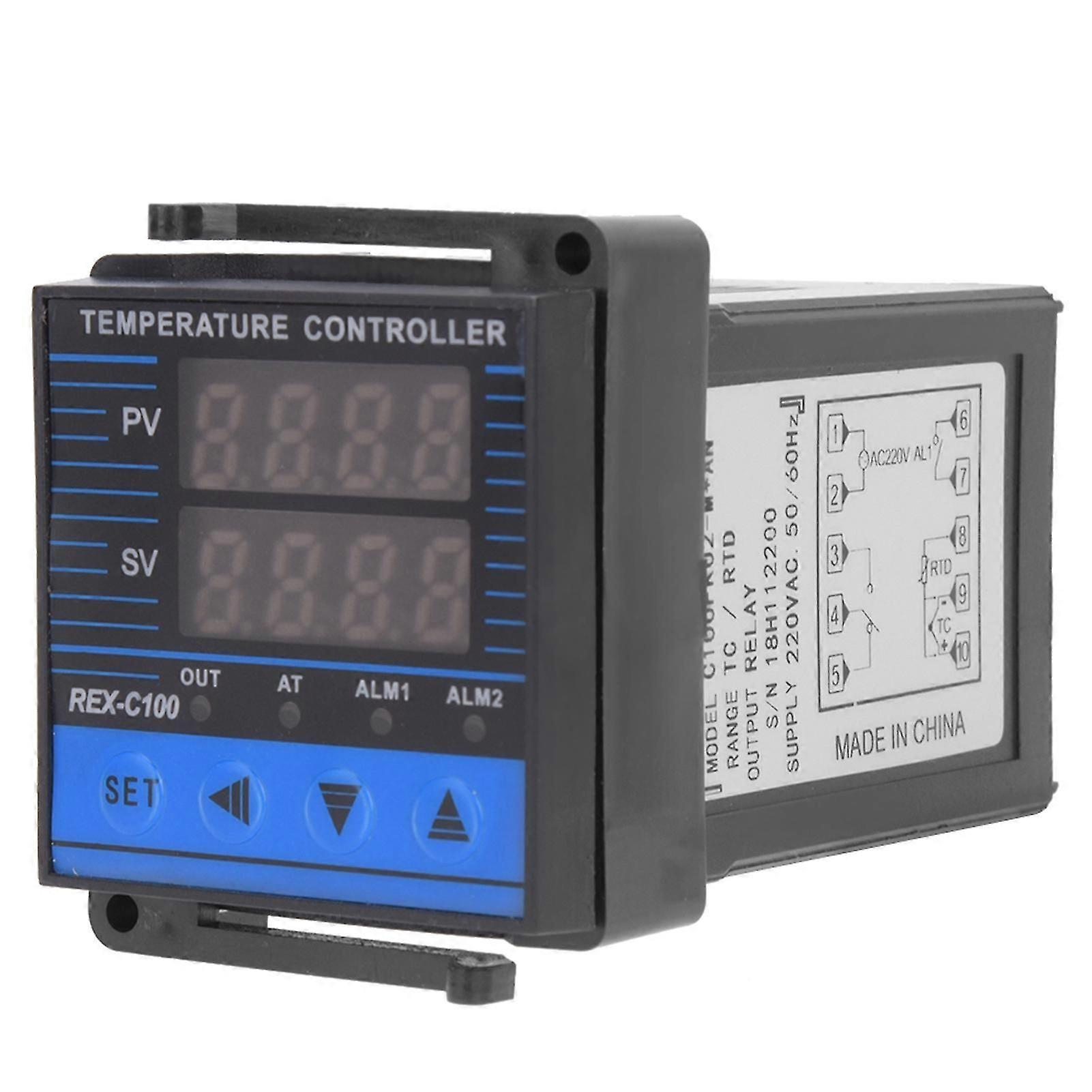 Digital Temperature Controller Intelligent High Sensitivity Relay Output REX-C100 0-400