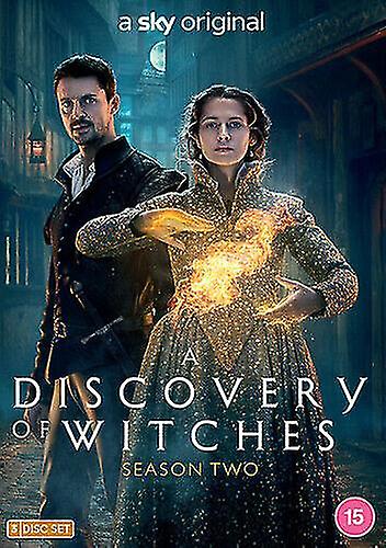 A Discovery of Witches Season 2 DVD (2021) Matthew Goode cert 15 3 discs - Region 2