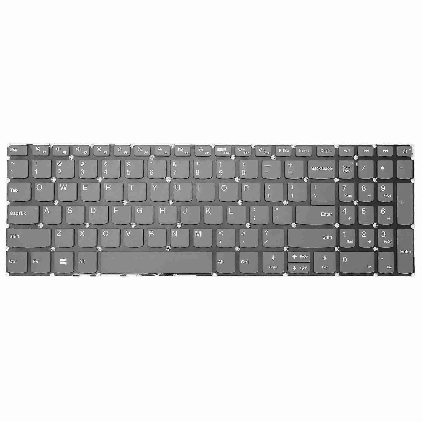Durable and practical replacement keyboard for Lenovo 320S-15ABR/320-15/15IKB/15AST/15IAP/520-15IKB, black