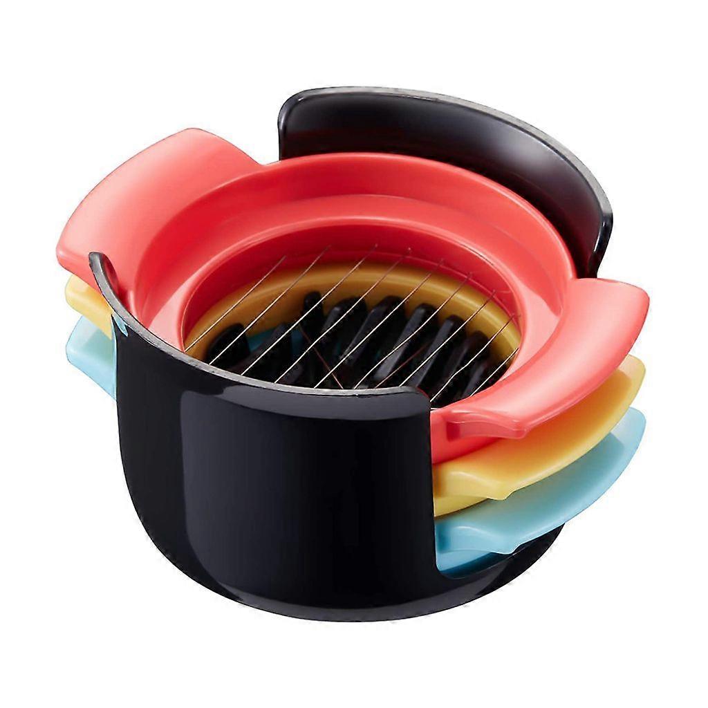 3-in-1 Dishwasher Safe Egg Slicer with 304 Stainless Steel Wire