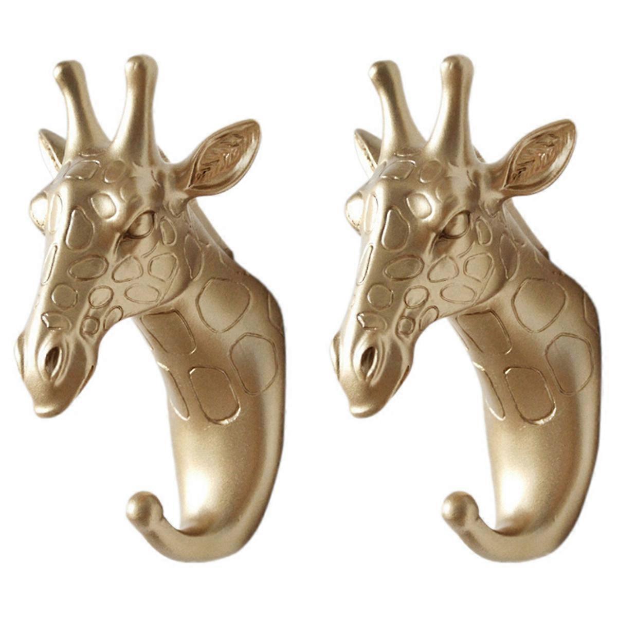 Wall Mounted Hooks Animal Head Rack Coat Caps Wall Hanger Horse Elephant Hooks Decorative Decor Bath