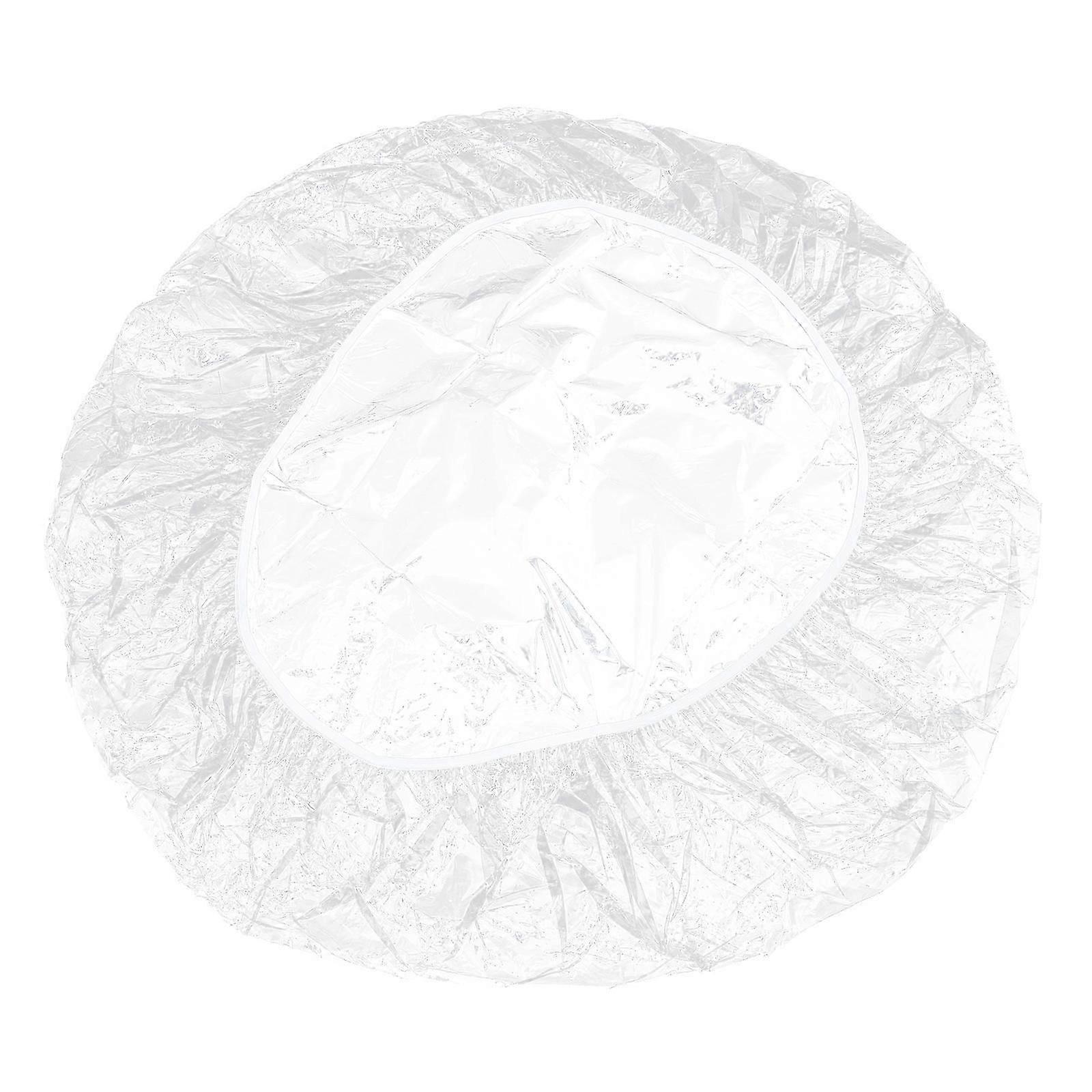 Elastic Tablecloth Transparent Tablecloth Round Fitted Tablecloth with Flannel Backing