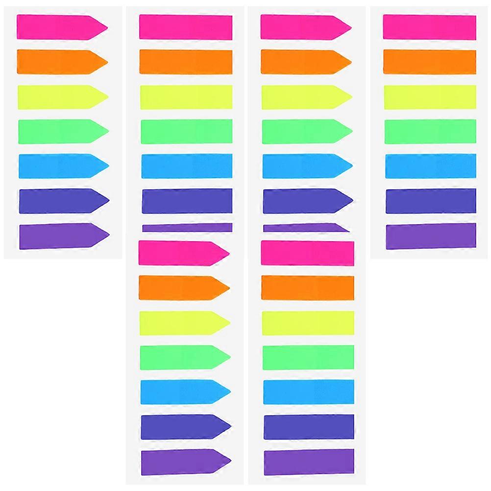 Portable Reading Strips Colored Highlight Bookmarks Practical Design For Studying Waterproof Writable 6 Books