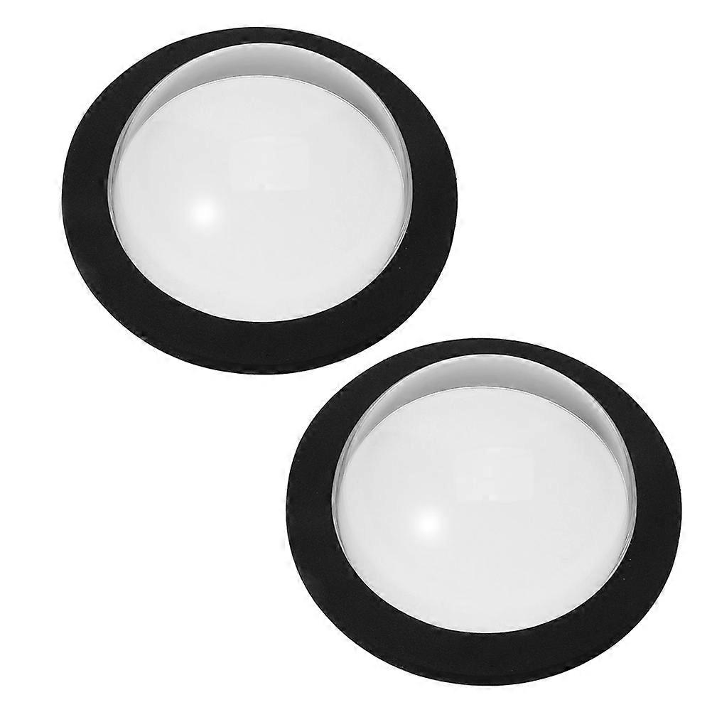 2pcs Floating Cover for Acrylic Fish Dome Display – Clear Viewing Dome for Easy Installation in Outdoor Ponds and Garden Decor