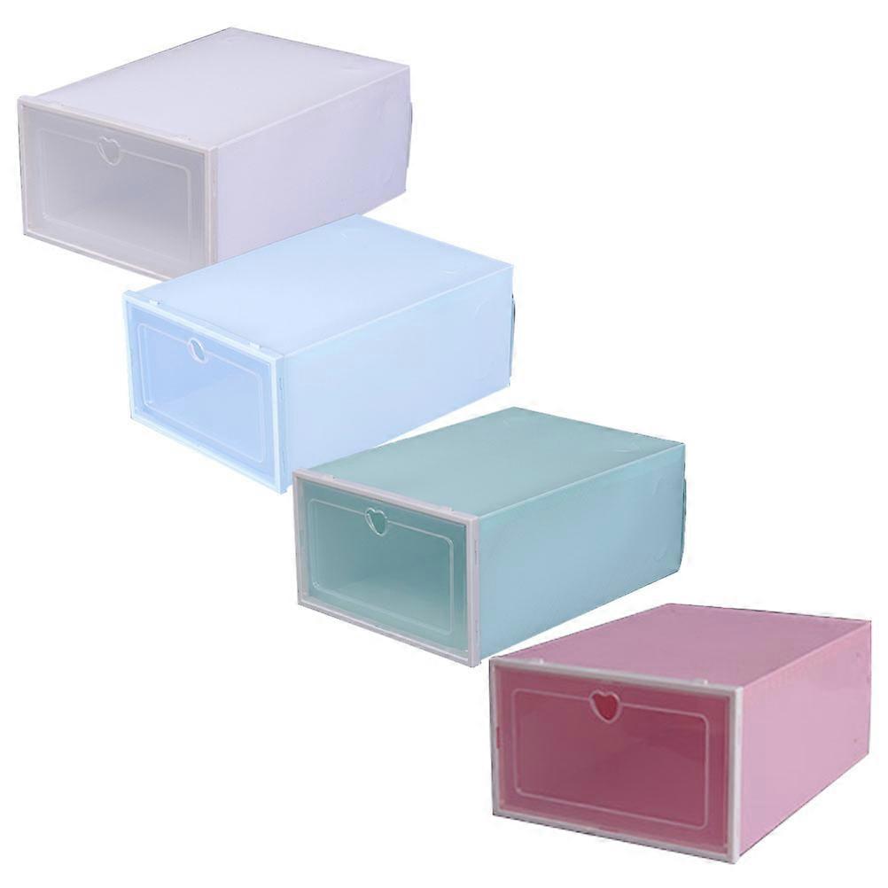 Shoe Storage Containers Thickened Shoes Case Organization Waterproof 33X23CM 4Pcs