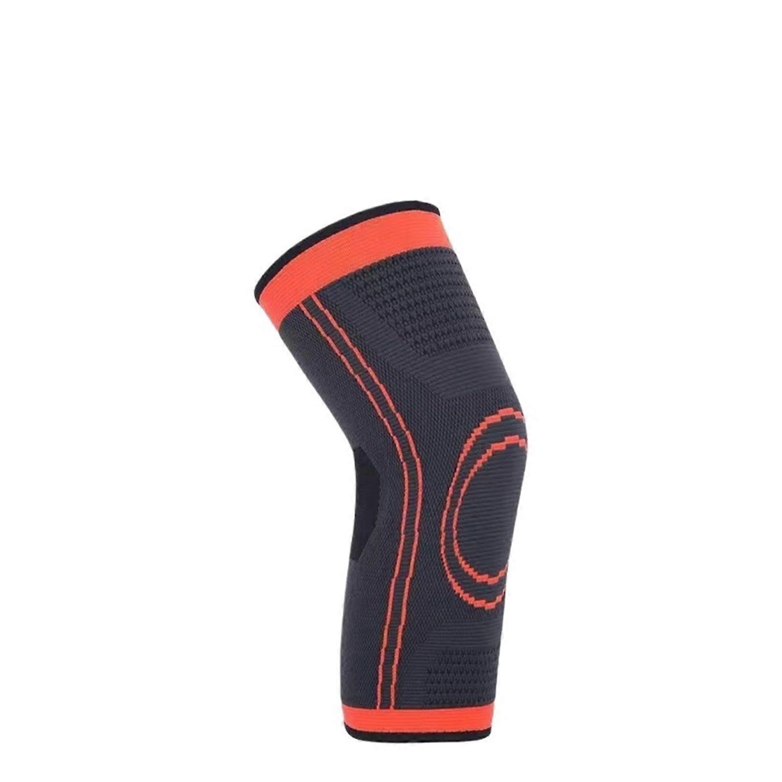 Knee Pads For Tape Sport, Meniscus And Ligament Support, Size S, Orange No Strap, 1 Pair