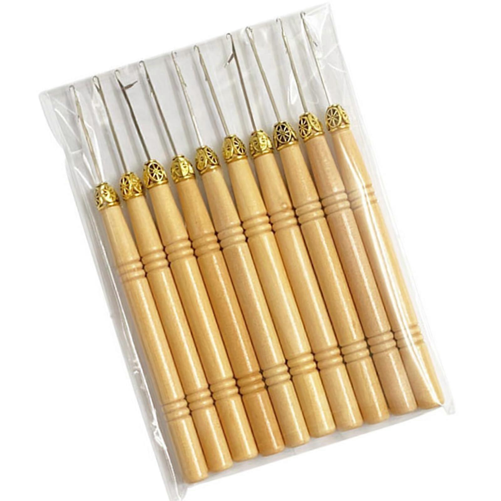 Hair Extension Tools Set - 10 Pieces with Loop Needle, Hook, and Bead Tools for Easy Hair Extensions Application