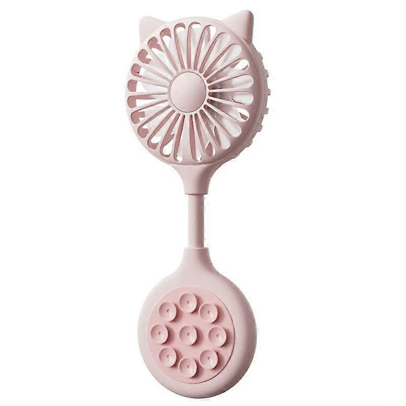 Mini Suction Cup Fan Desktop Portable Folding Fan