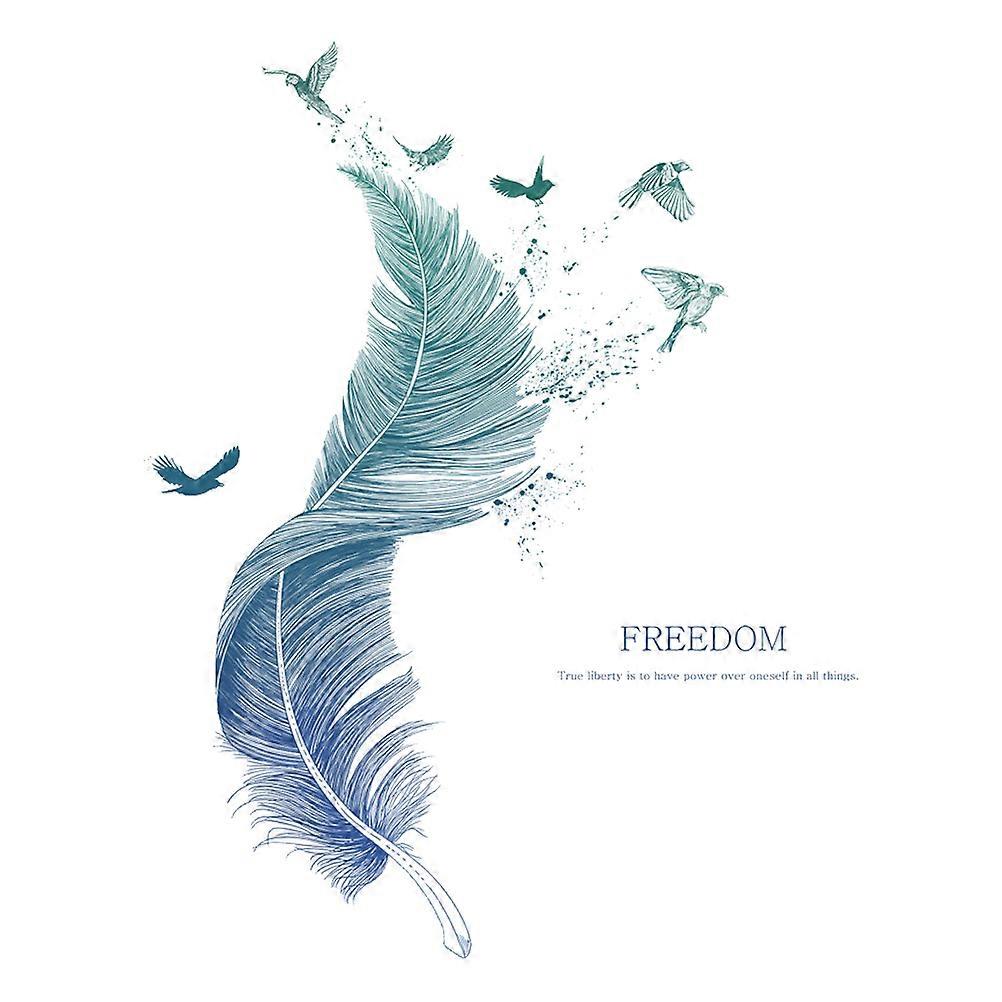 Wall Stickers Creative Design Shaped Assorted Color 123x71cm Decorative Diy Waterproof 1Pcs
