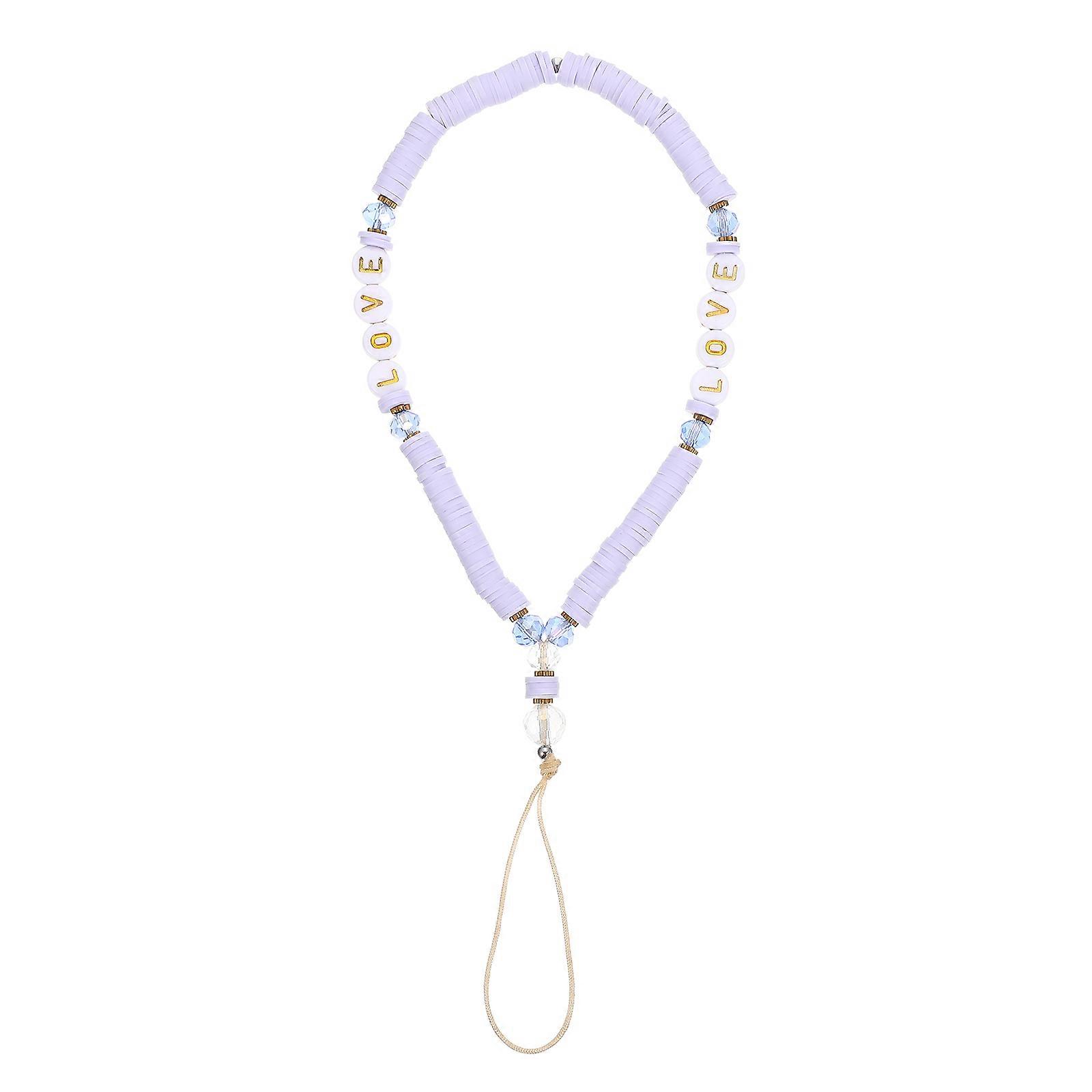 a refined and professional product description based on your input:
**Stylish Chinese Inspired Polymer Clay & Crystal Mobile Phone Lanyard –