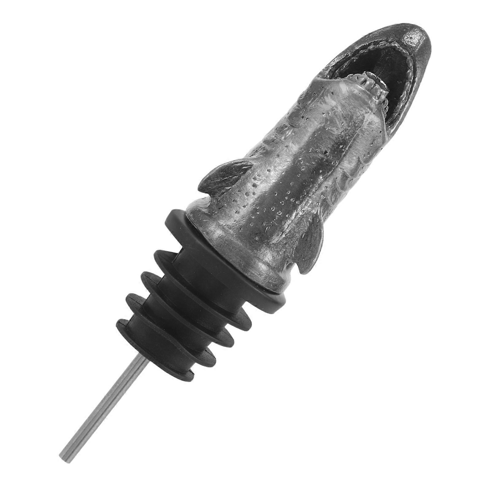 Shark Pourer for , , Oil & Vinegar Dispenser Spout with Lid for Freshness and Easy Pouring