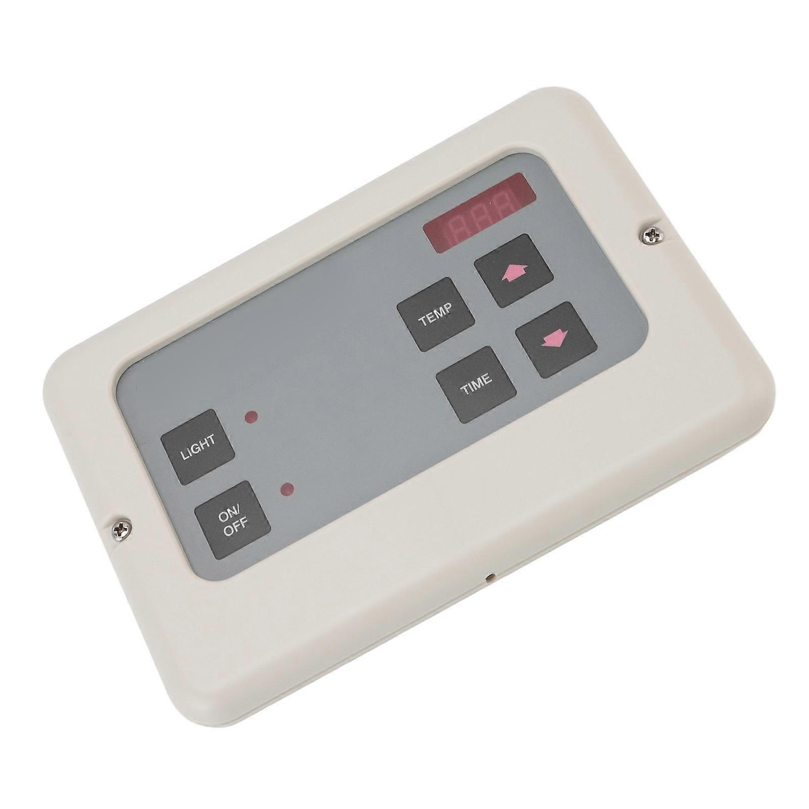Sauna Room Temperature Controller Wall Mount Wet Steam Generator Controller for Household White 