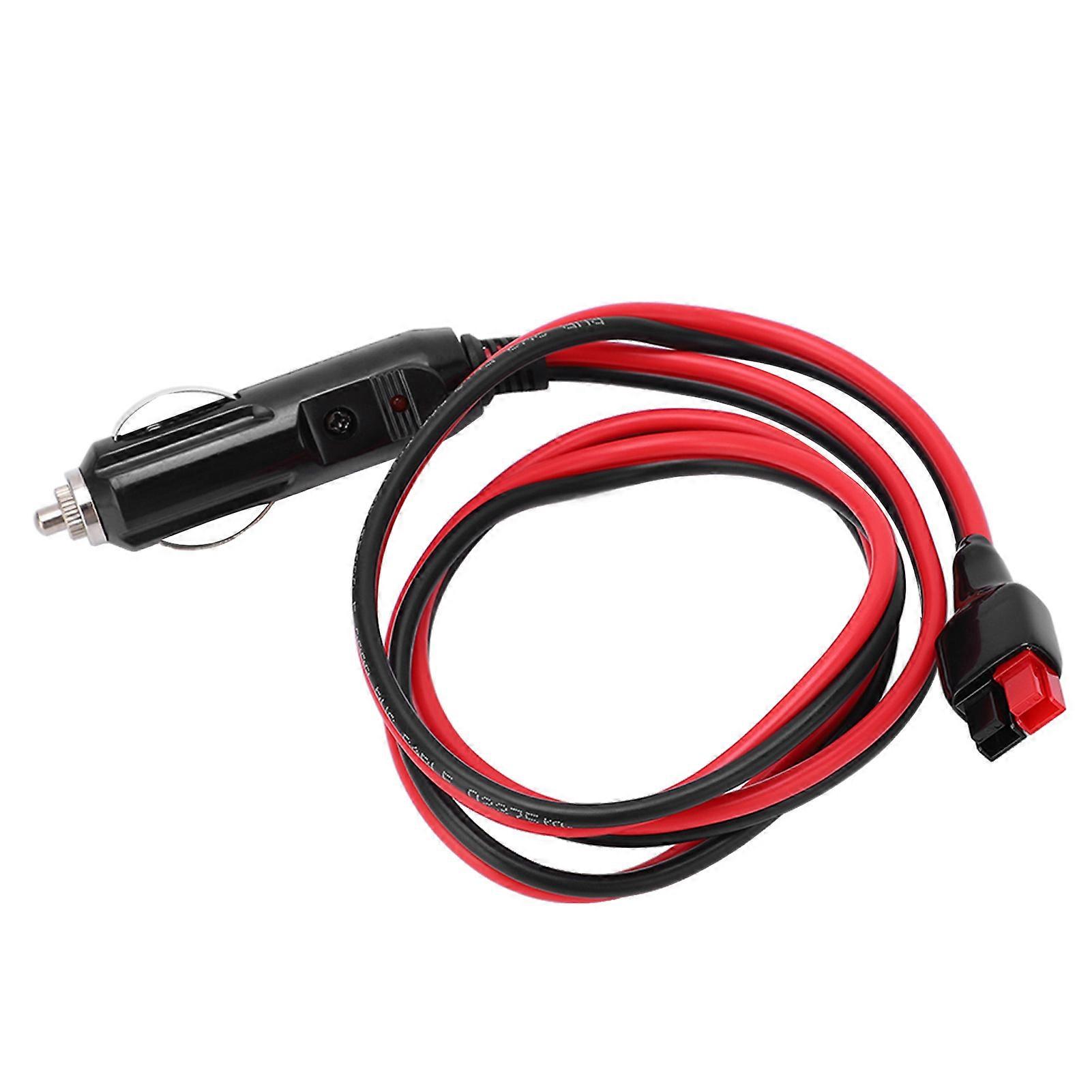 Car Cigarette Lighter Adapter Cable with LED Indicator, IP67 Rated
