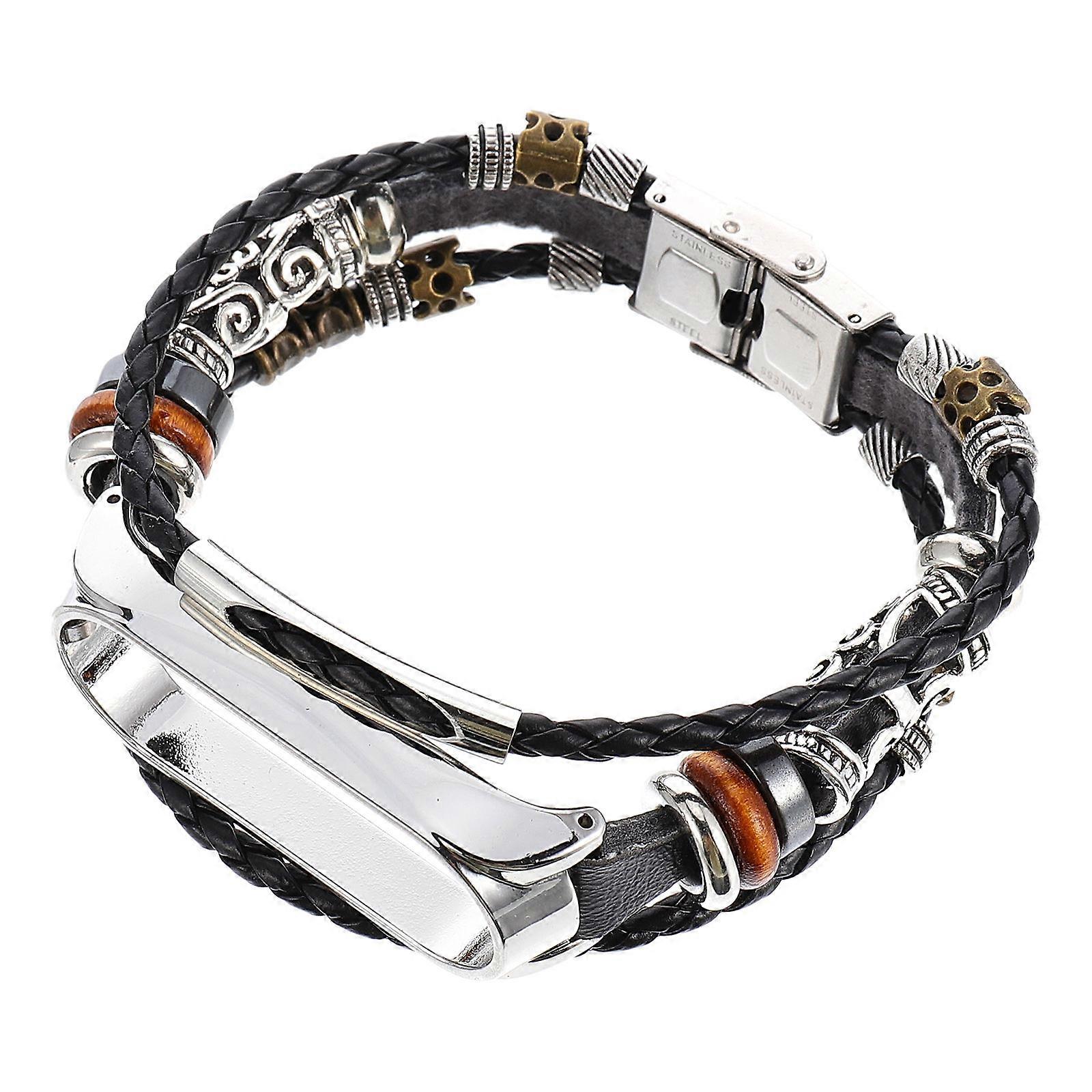 Retro Wristband Strap DIY Bracelet Compatible with Xiaomi 5 5 1 Set