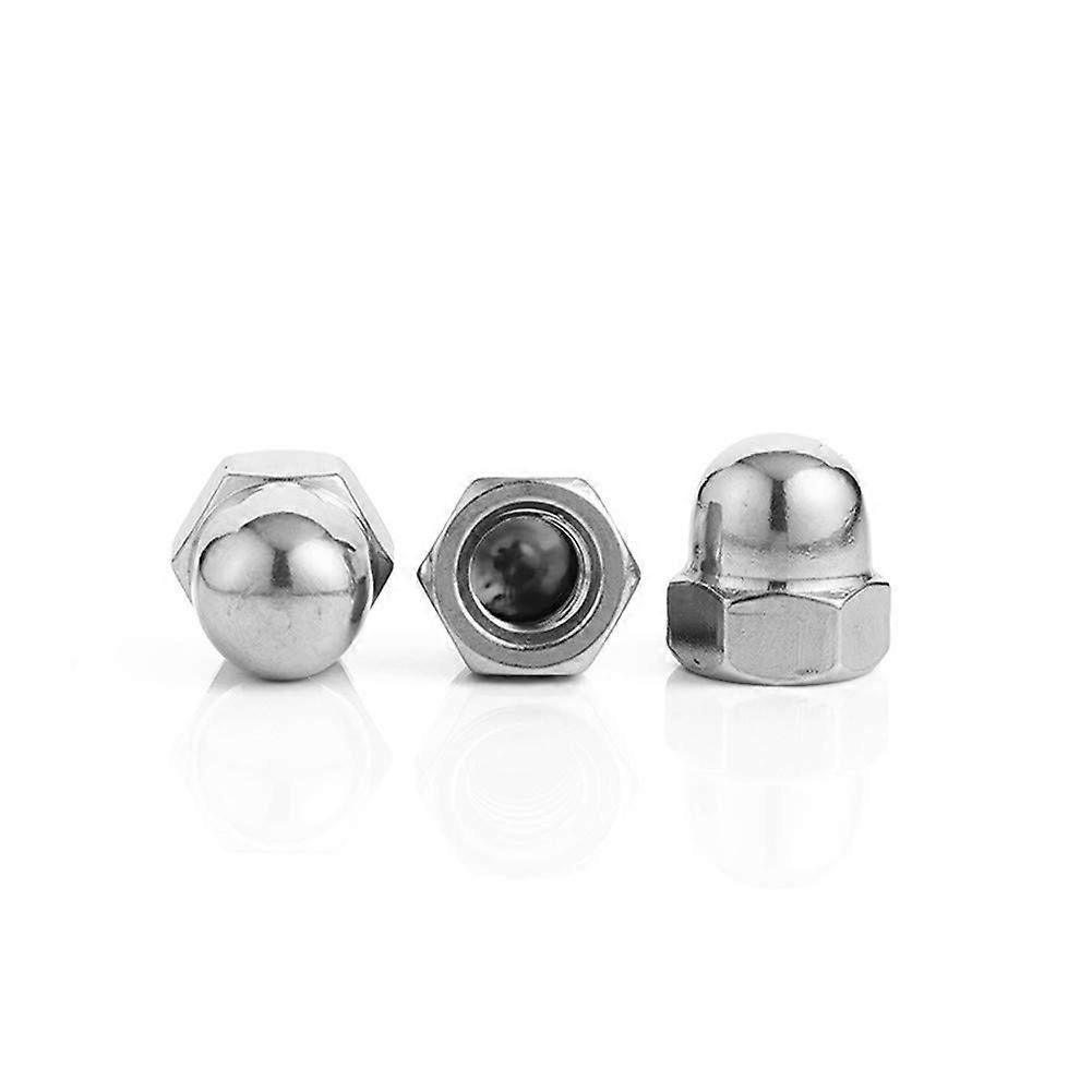 SENMIAO Acorn Cap Nut M24 Stainless Steel Hexagonal Dome Head Nut Decorative Plain Finish Compatible with Screws and Bolts