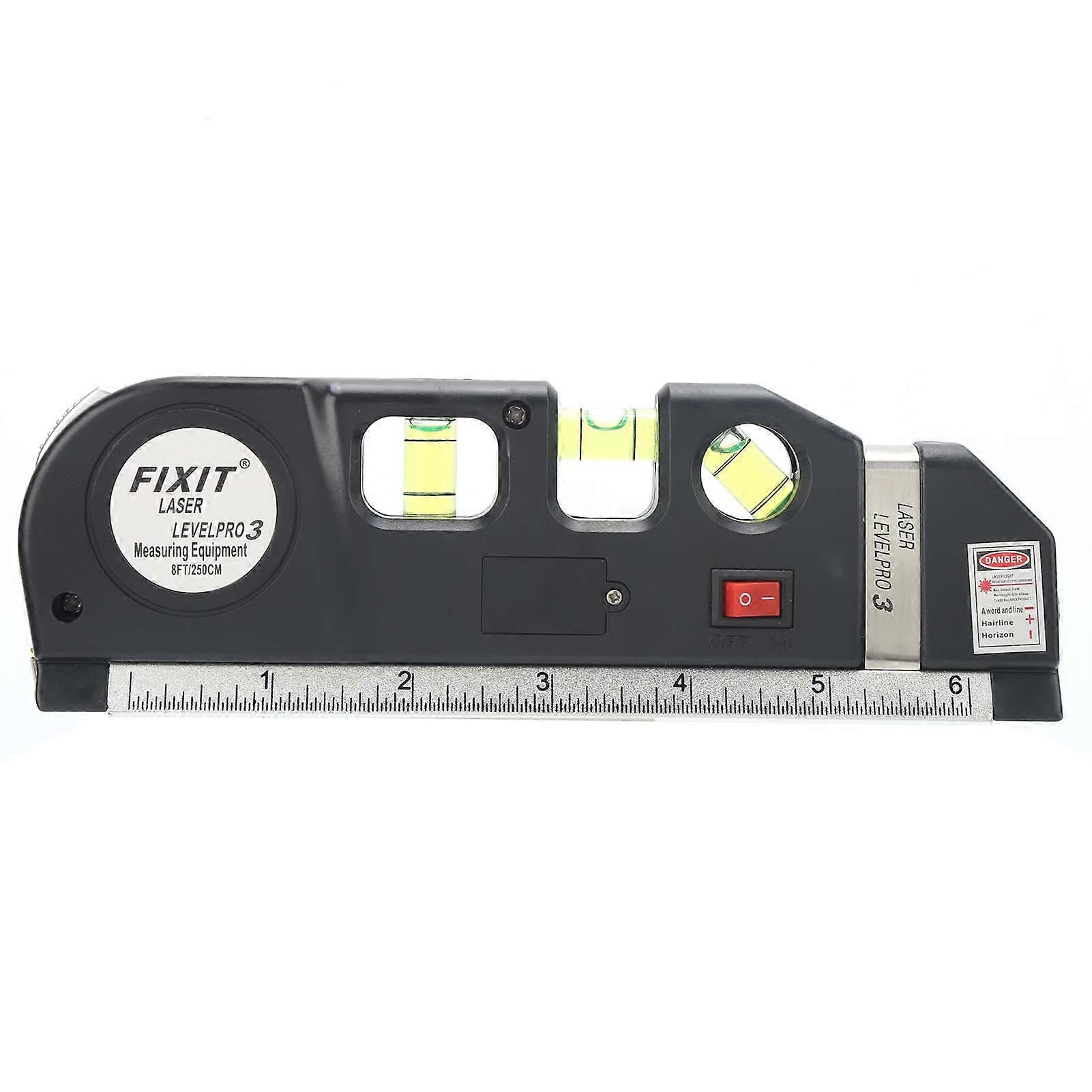 Laser Spirit Level Multifunctional Horizontal Ruler Measuring Tape Measure Ruler