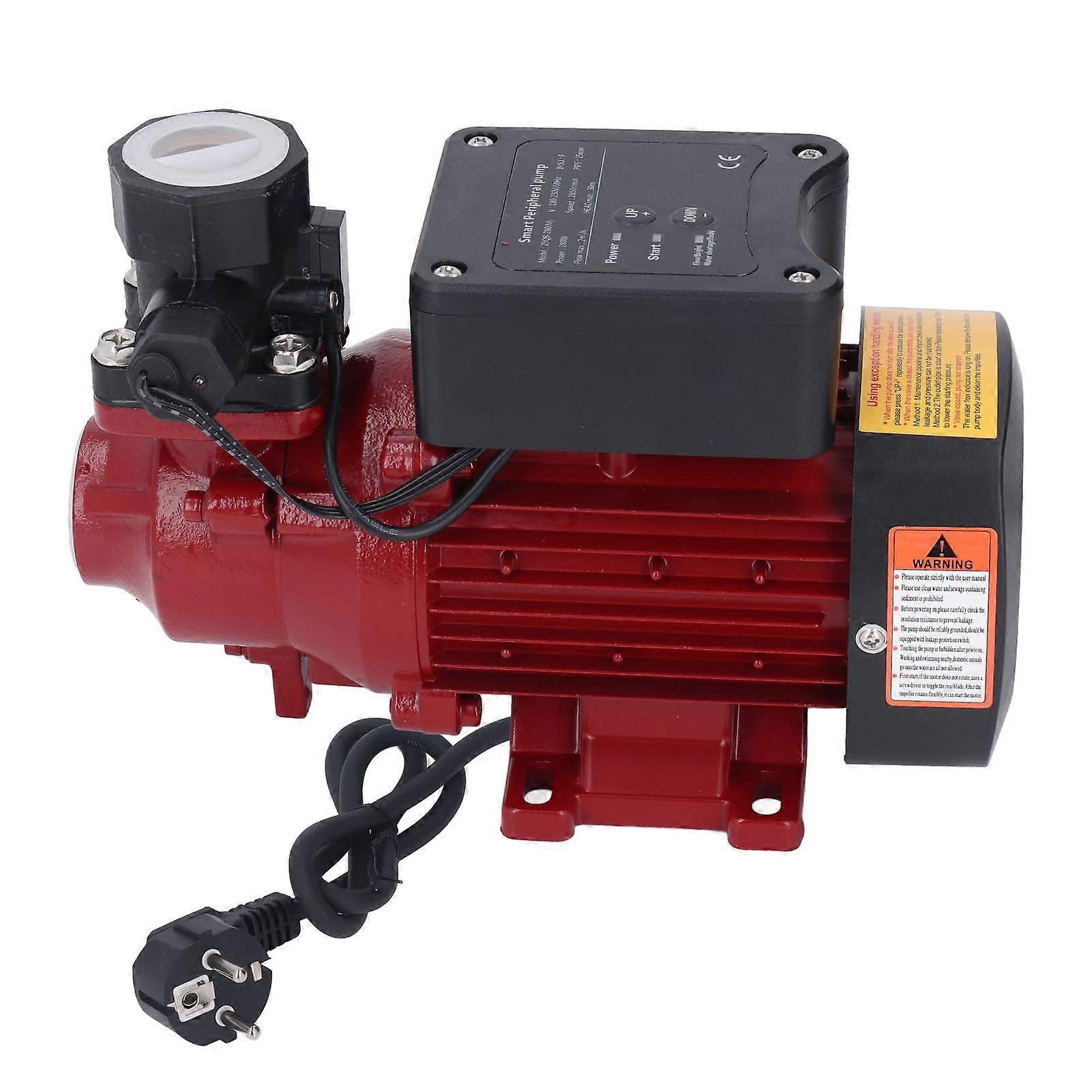 Water Booster Pump 280W Intelligent Automatically Noise Free Water Boost Pressure Self Priming Pump EU Plug 230V 2850r/min