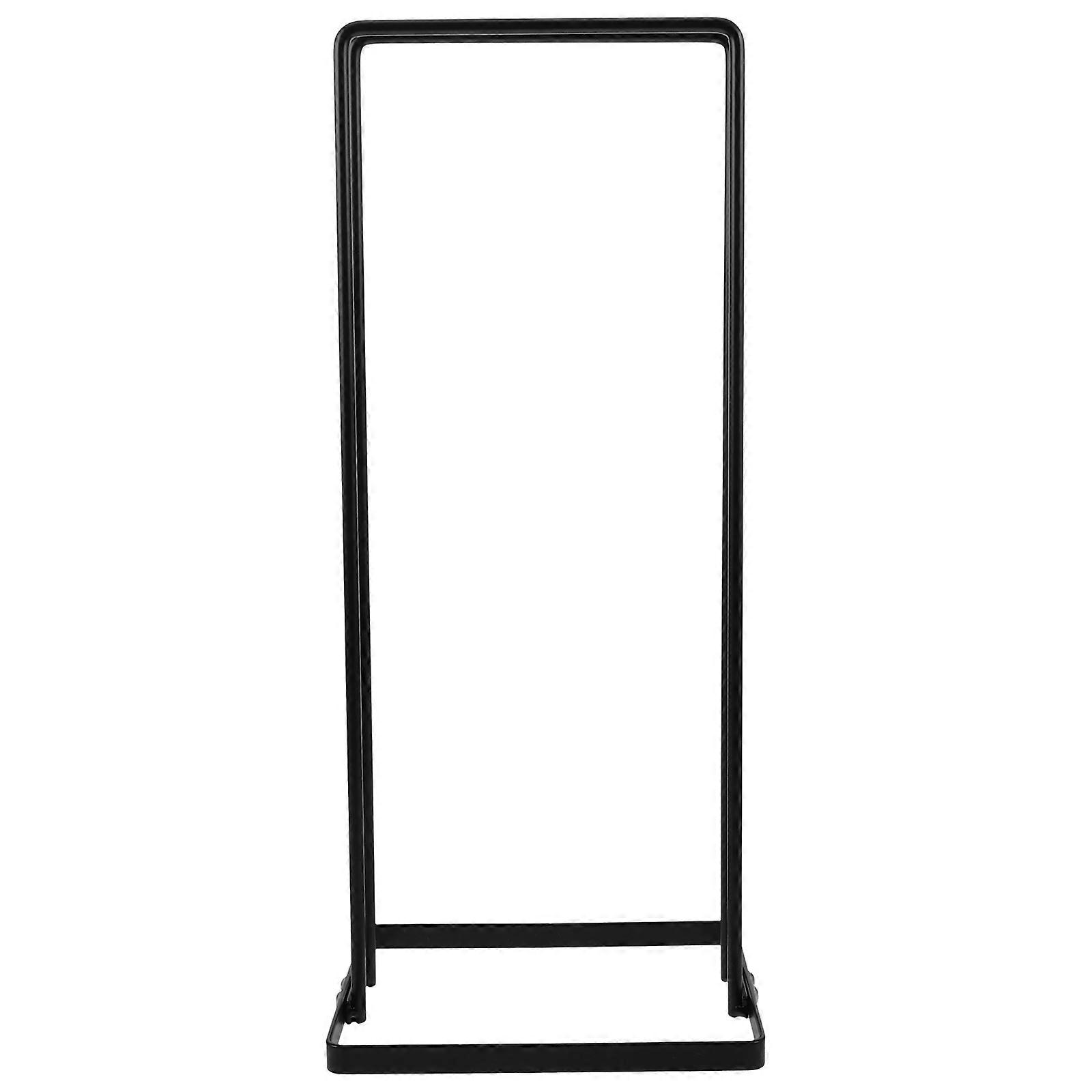 Hanger Rack Stand Clothes Hanger Rack Black 40.00X17.00X13.00CM Storage Easy to Assemble Space-saving 1Set