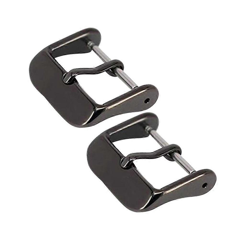 Watch Clasp Stainless Steel Fixing Kit Easy to Remove and Install General Style 4Pcs Black