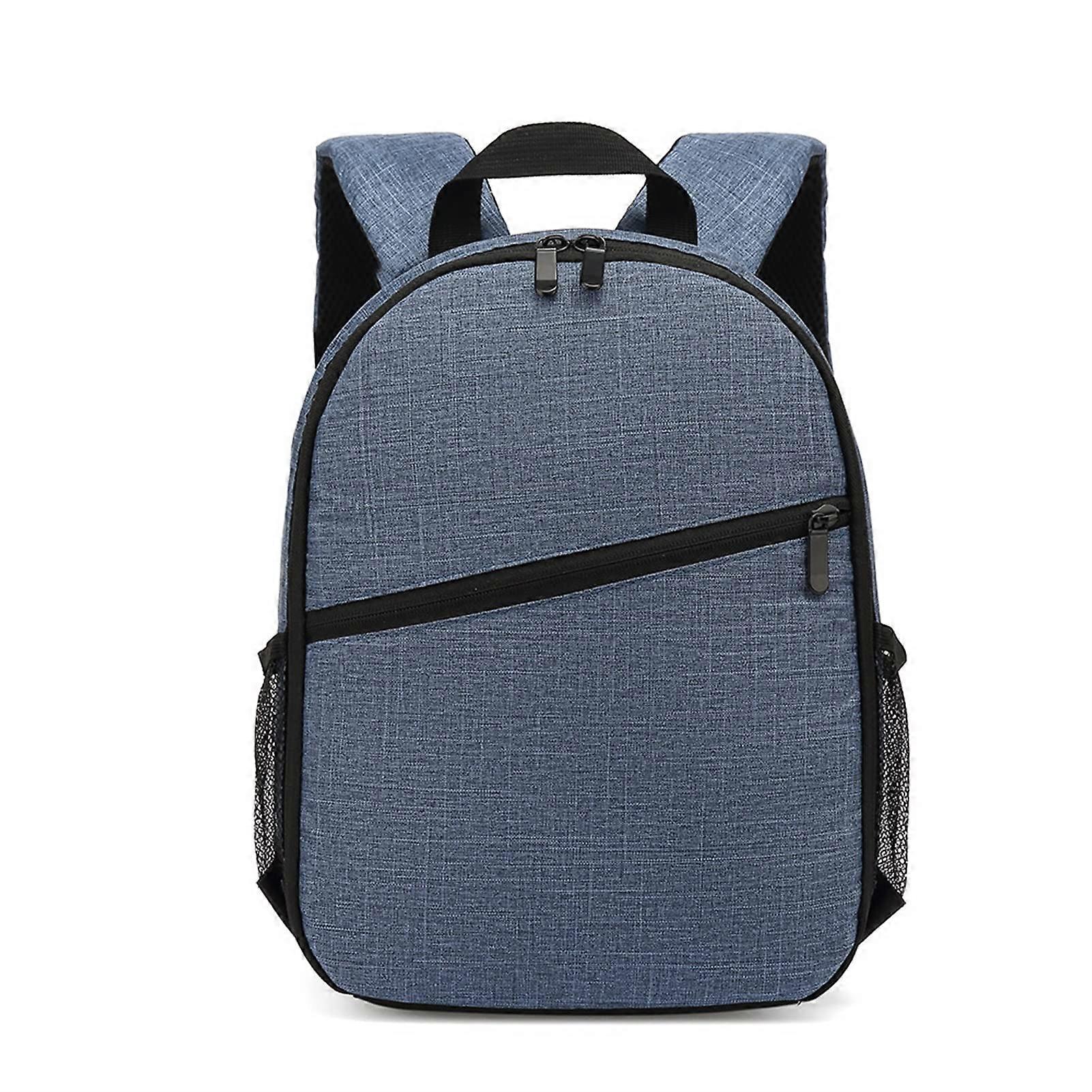 Multifunctional Waterproof Outdoor Camera Bag, SLR Backpack, Tripod Bag (Blue)