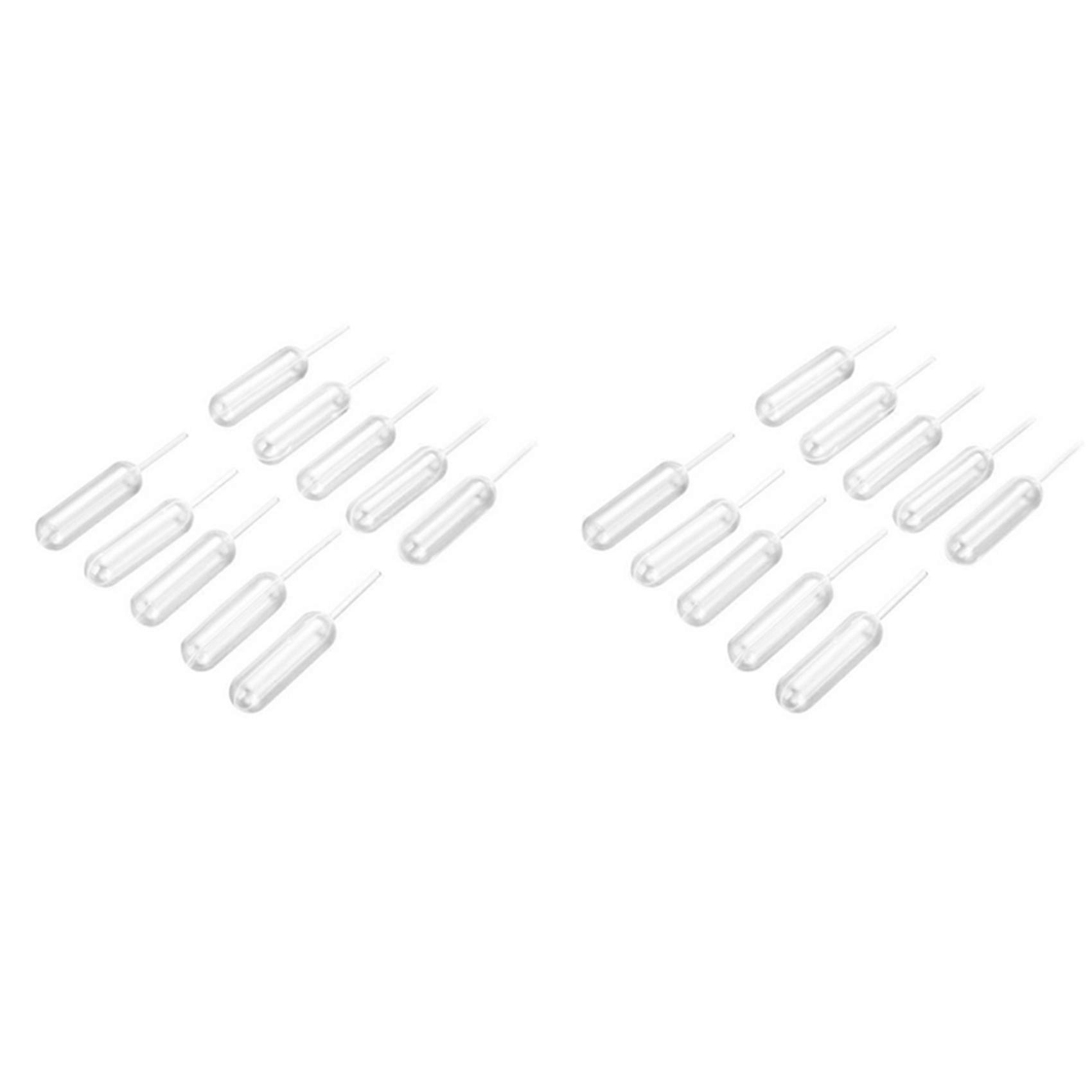 200Pcs 4Ml Plastic Disposable Squeeze Transfer Oils Pipettes Dropper Cream Perfusion DIY Cupcake Pip