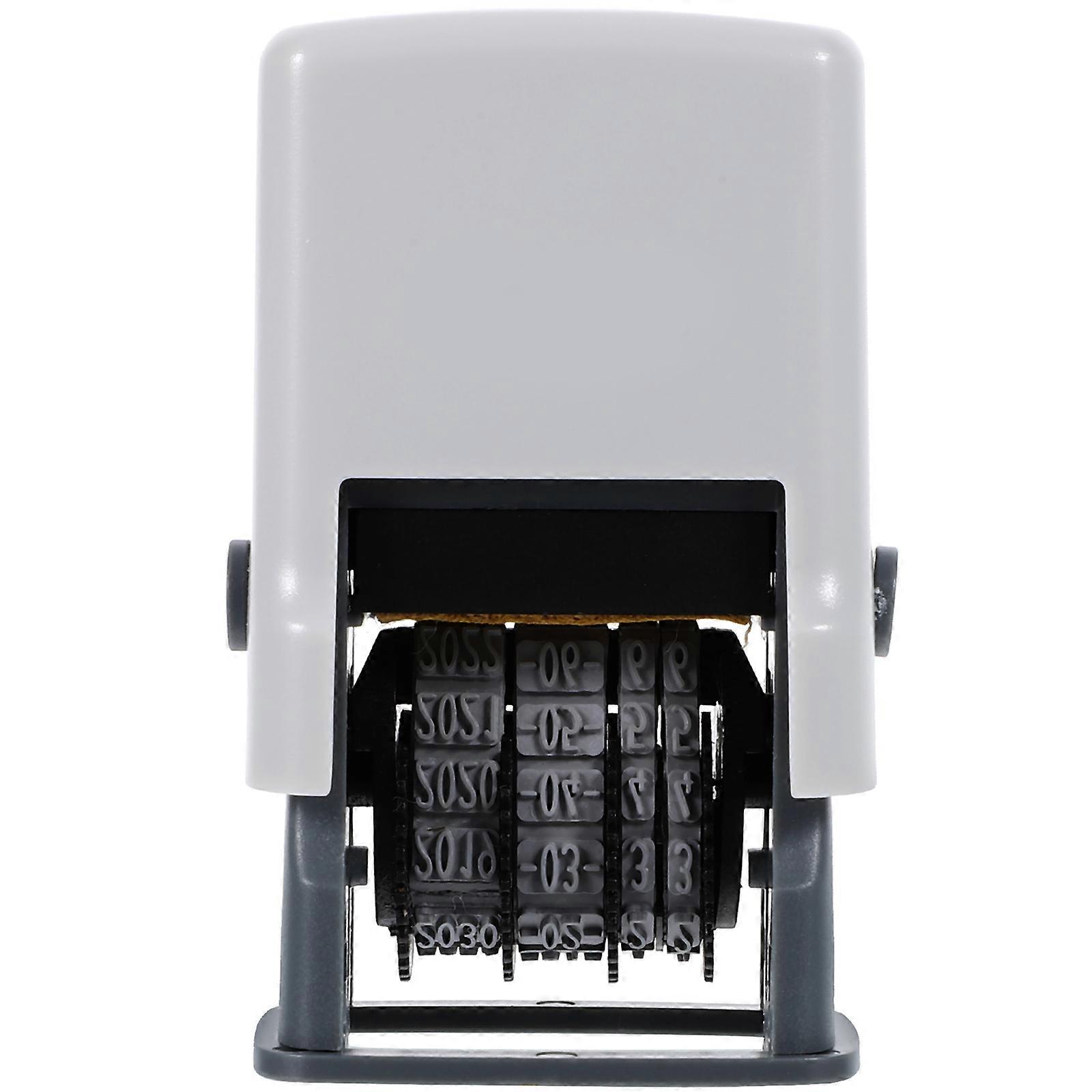 Self Inking Date Stamp Roller Seal for Scrapbooking DIY Diary Deco 1 Set Carimbo Gift Stampels