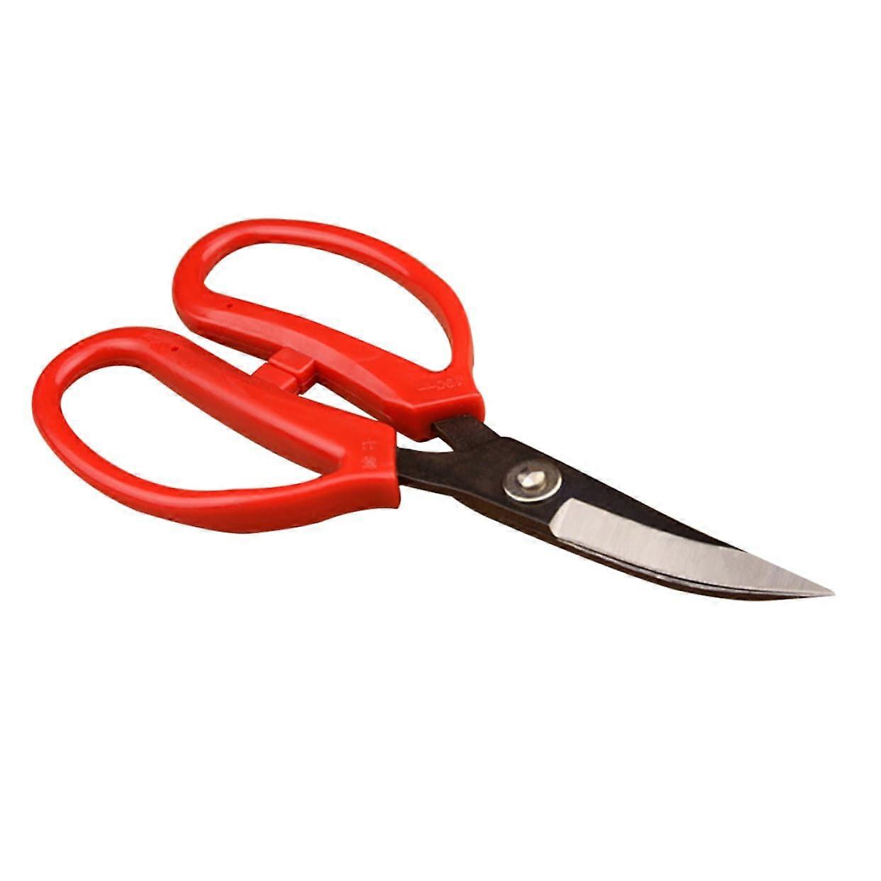 Leather Scissors for Household Use, Carbon Steel Thread Tilting Scissors for Fabric, Crochet, and Office Material