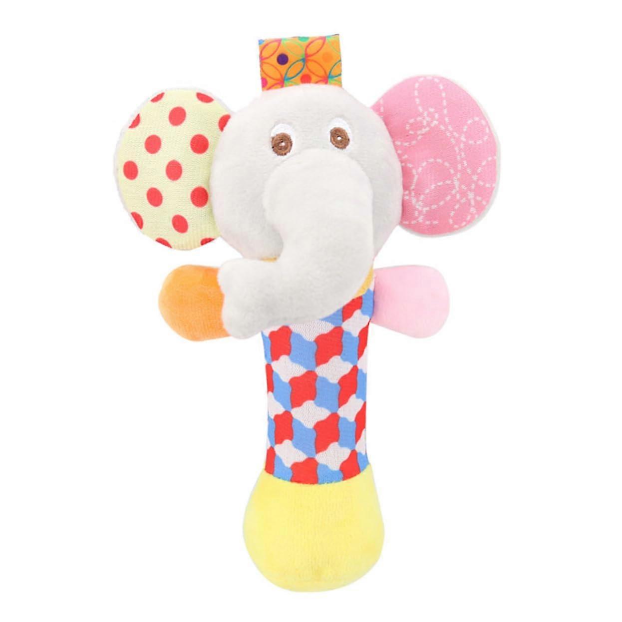 Hand Rattle Baby Rattle with Small Bells Plush Soothing Toy for Newborns and Infants – Soft Hand Ringing Sound