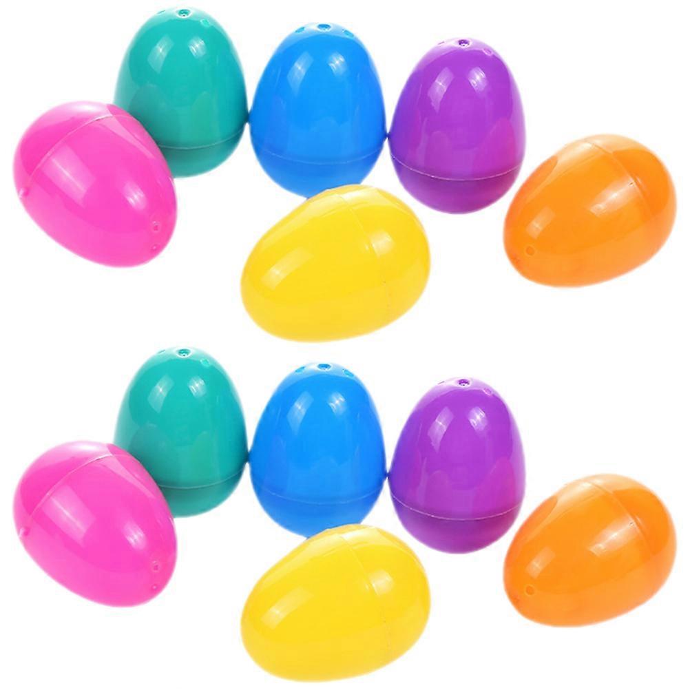 20pcs Openable Easter Egg Shape Decor for Party Favors Random Color
