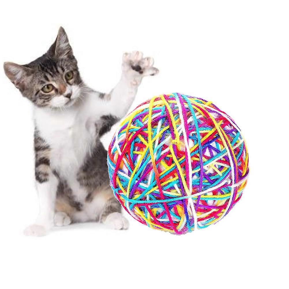 Woolen Cat Interactive Toy Perfect for Playful Behaviors and Durability