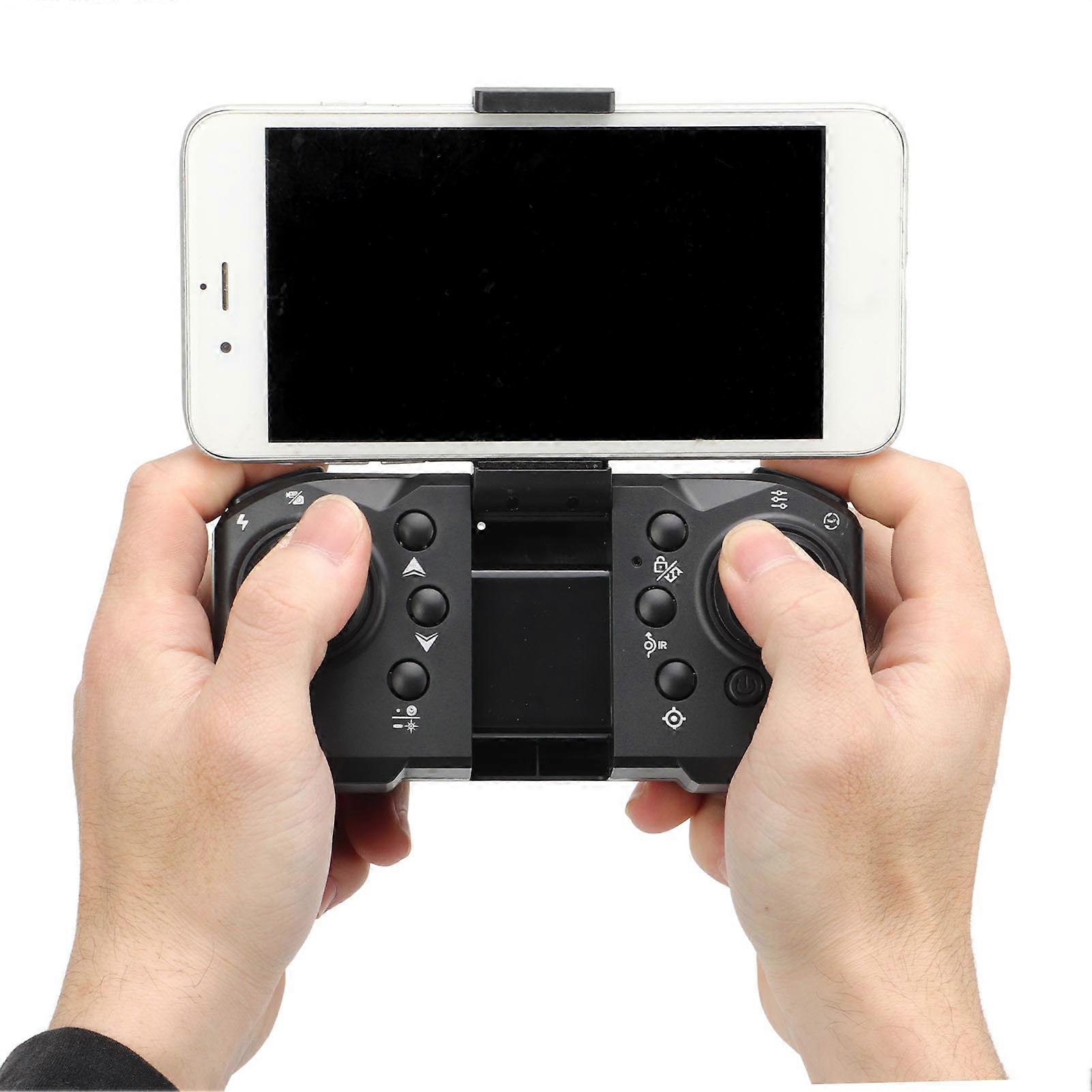 Foldable Quadcopter Intelligent HD Dual Camera RC Drone with Brushless Motor for Photography Dark Grey 4K 