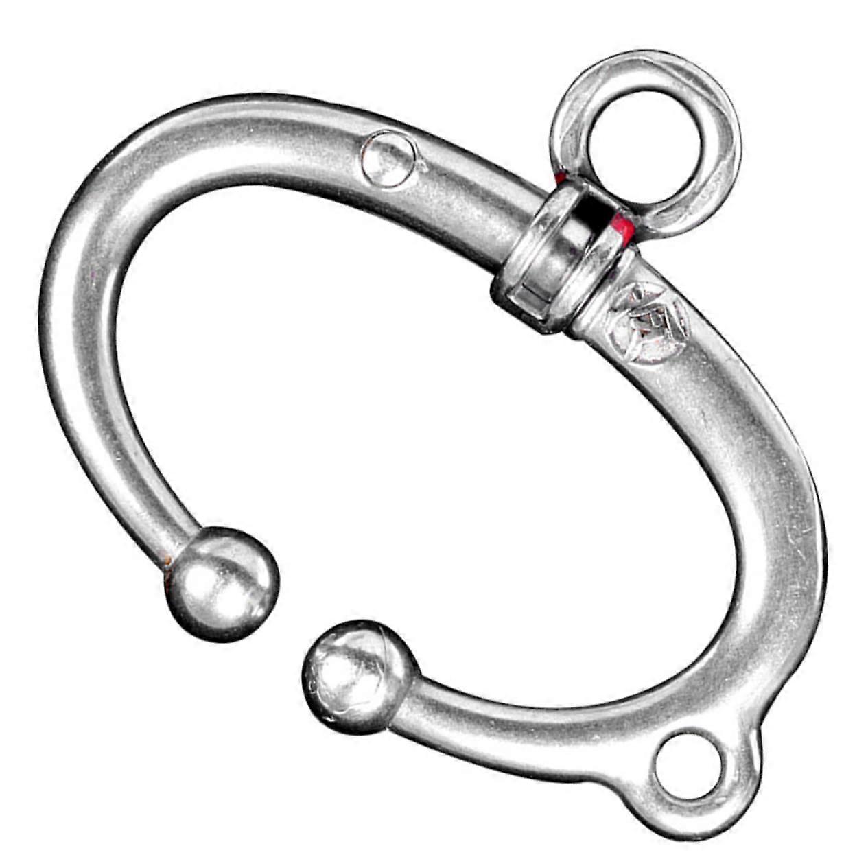 Cattle Nose Ring With Traction Ring, Stainless Steel, Durable And Rust-Resistant For Vet And Farm Use