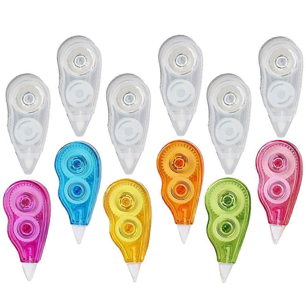 12 Pack Correction Tape Set for Students – Portable Eraser Tapes for School Supplies,