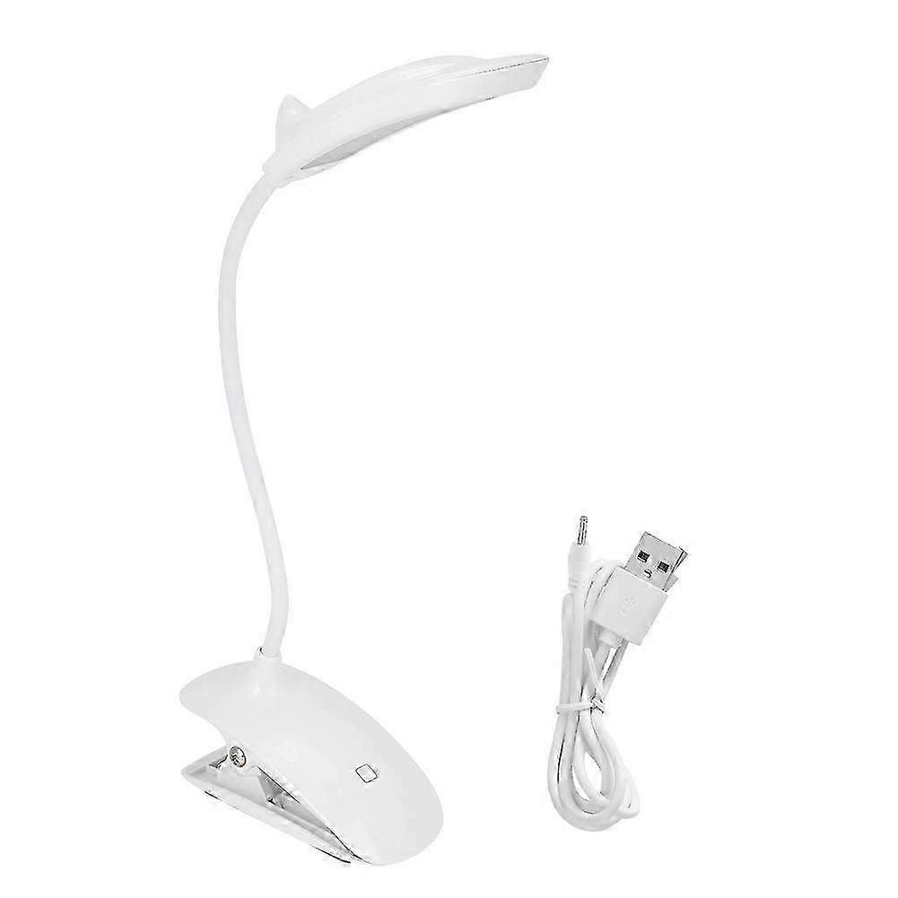 1000mAh LED Clamp Lamp with 3-Level Brightness - 3.6W Adjustable Light for 50,000-Hour Lifespan & Flexible Neck Design