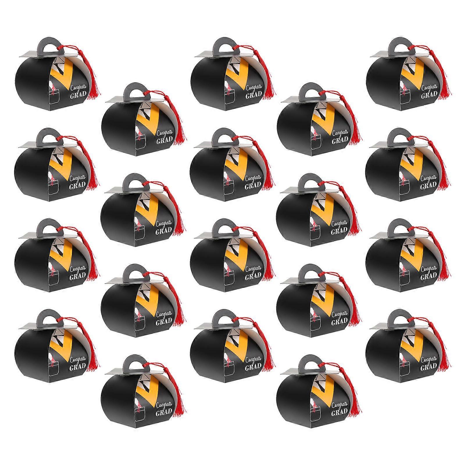 50pcs Graduation Sweets Boxes, Decorative Candy Holders for Party Favors, Lightweight and Festive Design for Celebrations and Receptions