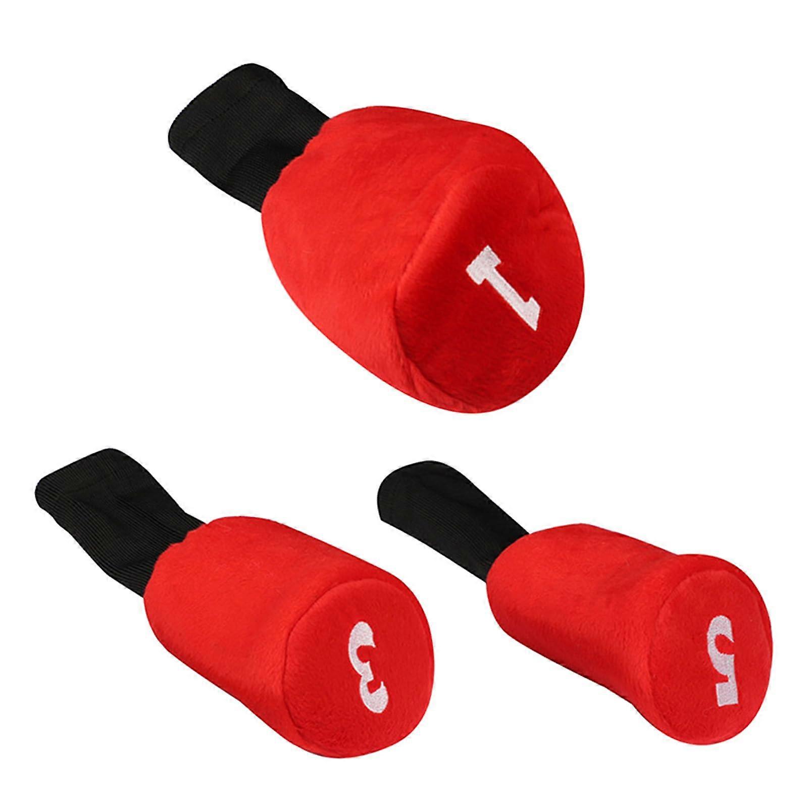 Golf Club Headcovers, Durable Protection for Drivers and Woods, 3-Pack, Universal Fit, Neoprene Material