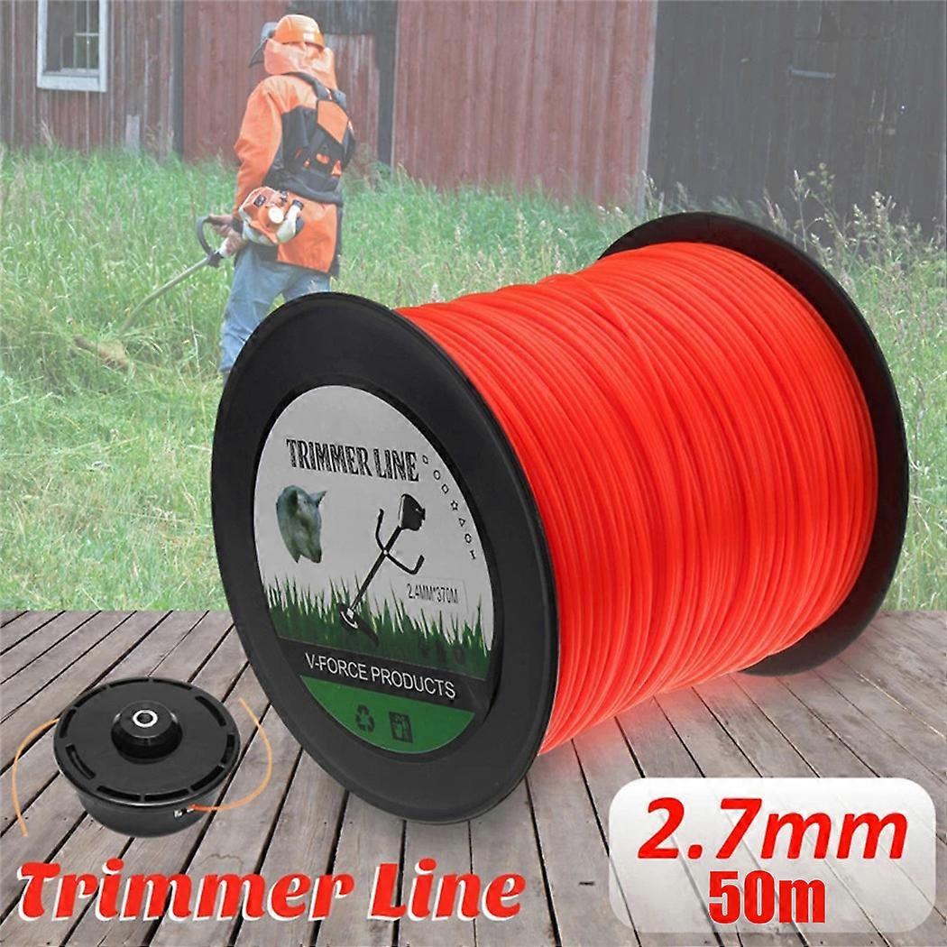 Orange Round Lawn Mower Trimmer Trimmer Hose Hose 2.7mm for STIHL Trimmers Garden Tool