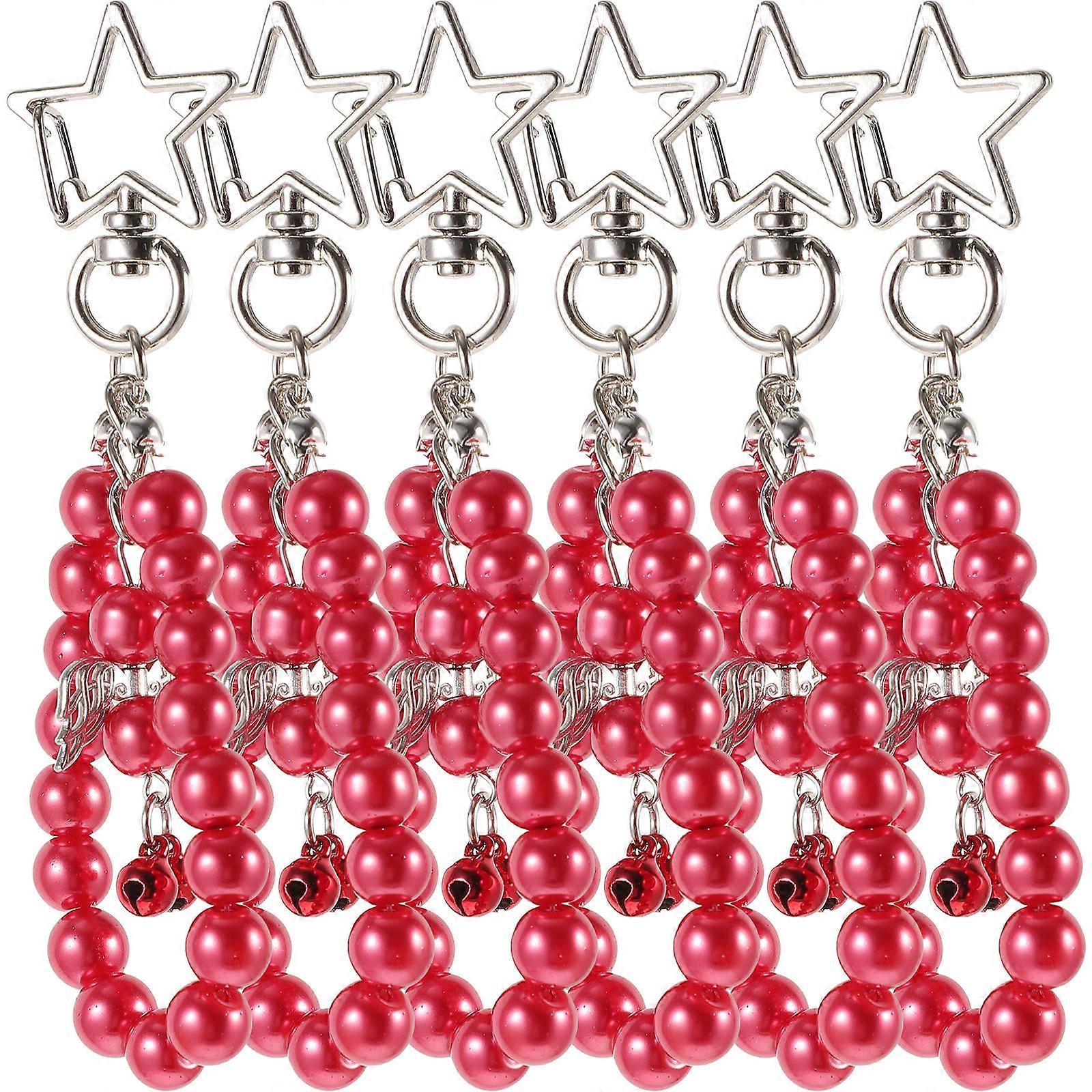 Multi-Functional Bell Keychains 6Pcs Ideal For Holiday Season Decorations With Design And Versatile Use